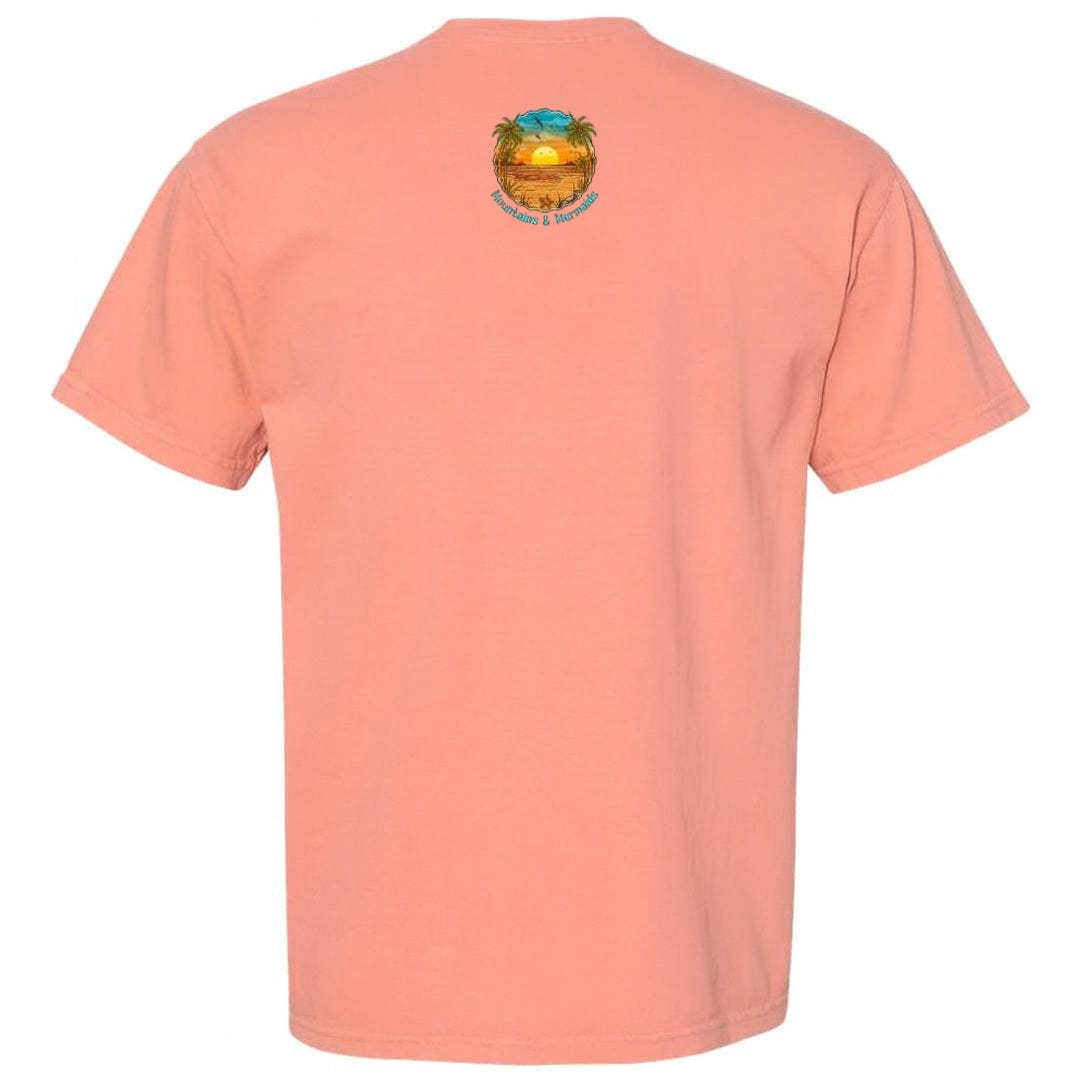 Mountains & Mermaids Chasing Sunsets Short Sleeve T-Shirt (Sunset)