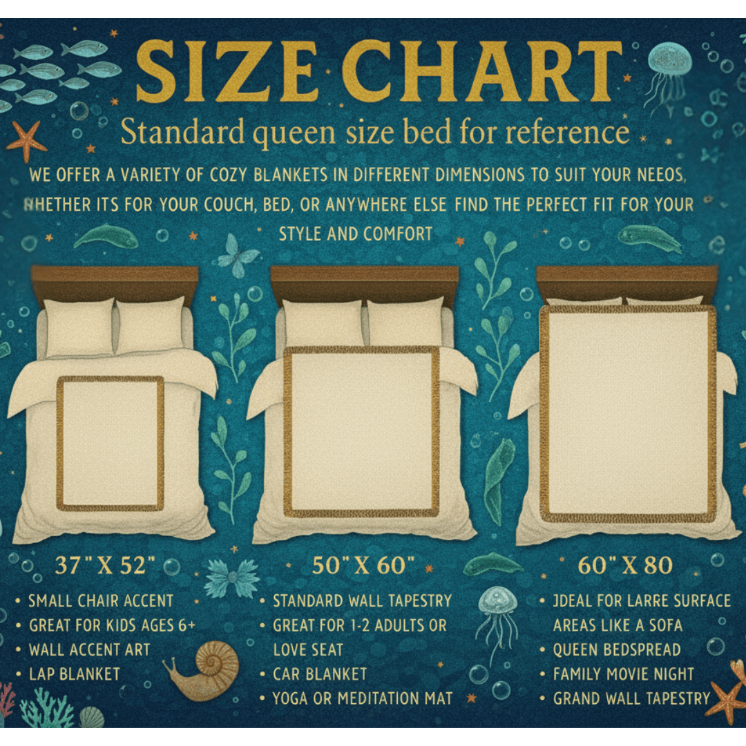 Mountains & Mermaids Chasing Sunsets Woven Blanket