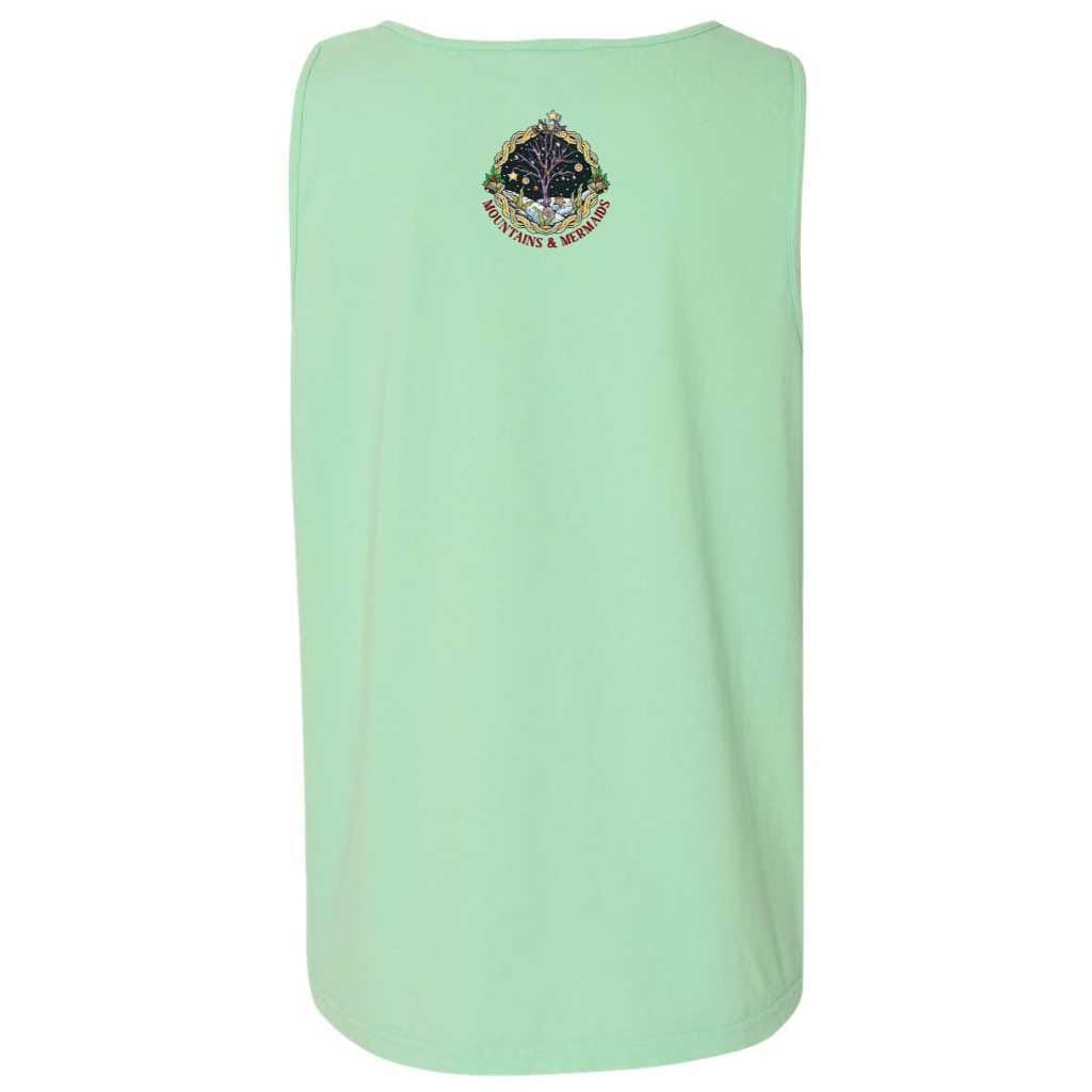 Mountains & Mermaids Christmas Mermaid Boyfriend Tank (Island Reef)