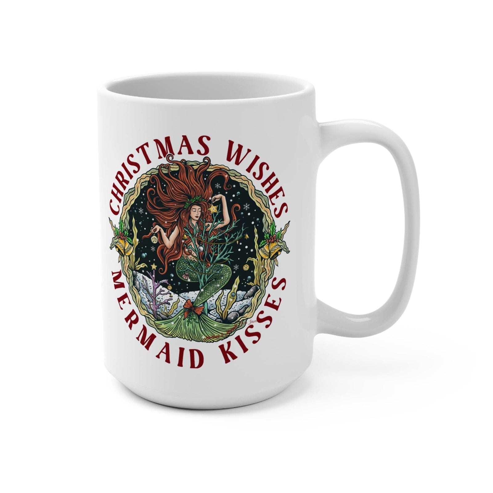 Mountains & Mermaids Christmas Mermaid Coffee Mug MM2724