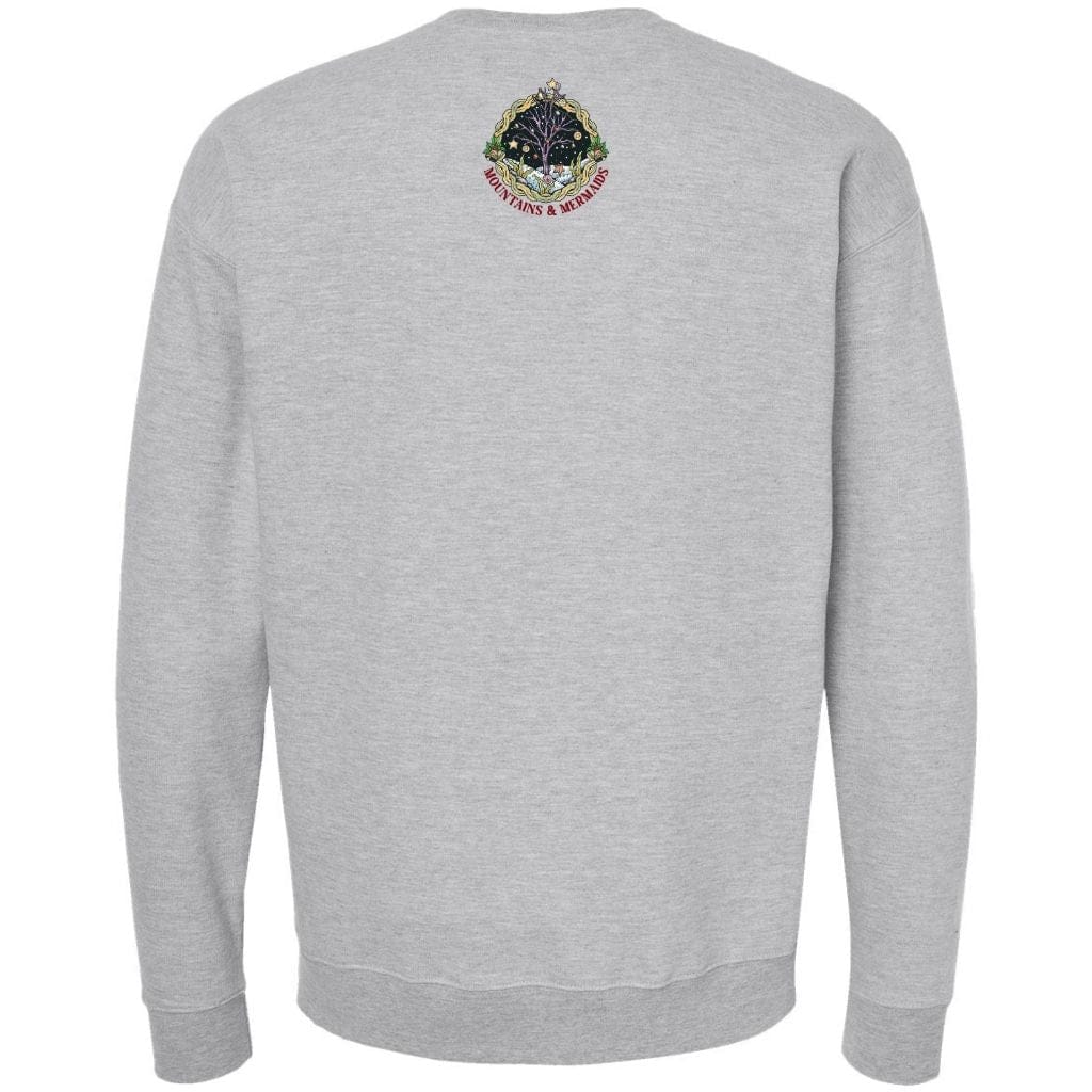 Mountains & Mermaids Christmas Mermaid Crewneck Sweatshirt