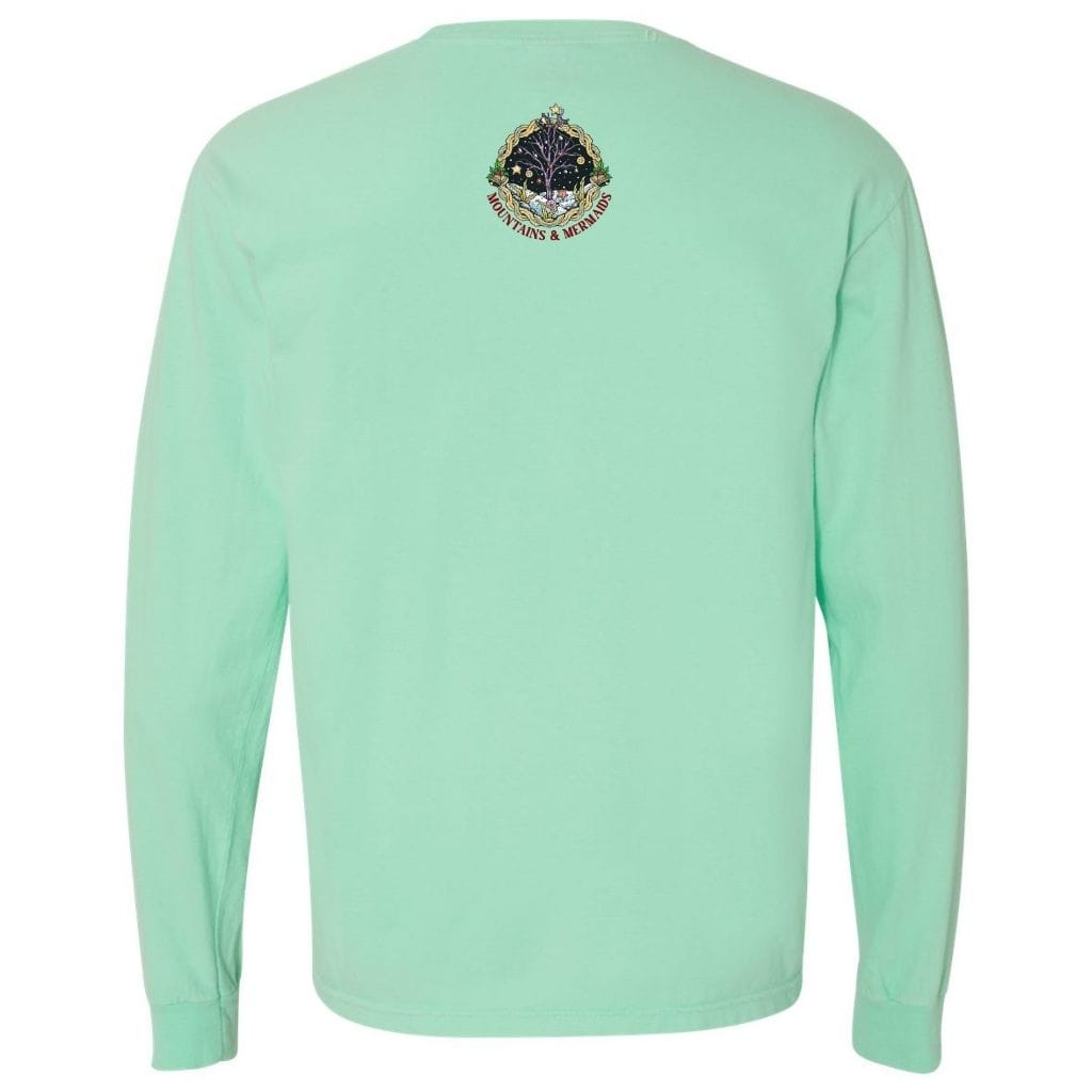 Mountains & Mermaids Christmas Mermaid Long Sleeve T-Shirt Small / Island Reef MM2759