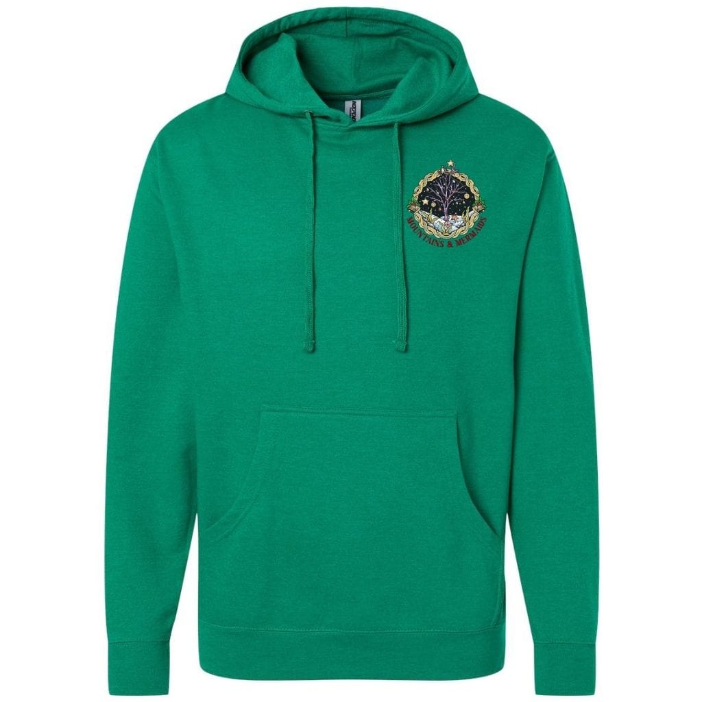 Mountains & Mermaids Christmas Mermaid Pullover Hoodie