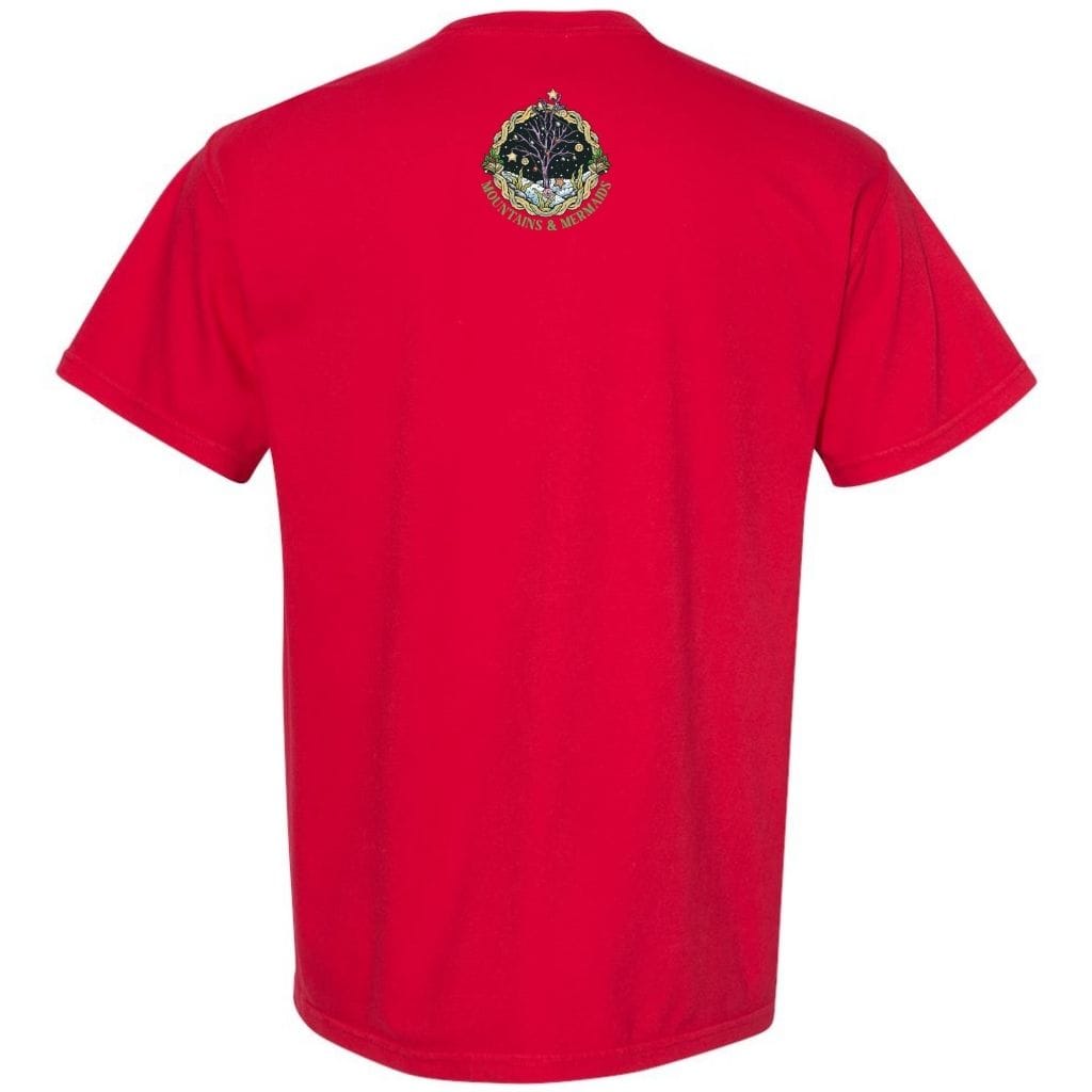 Mountains & Mermaids Christmas Mermaid Short Sleeve T-Shirt