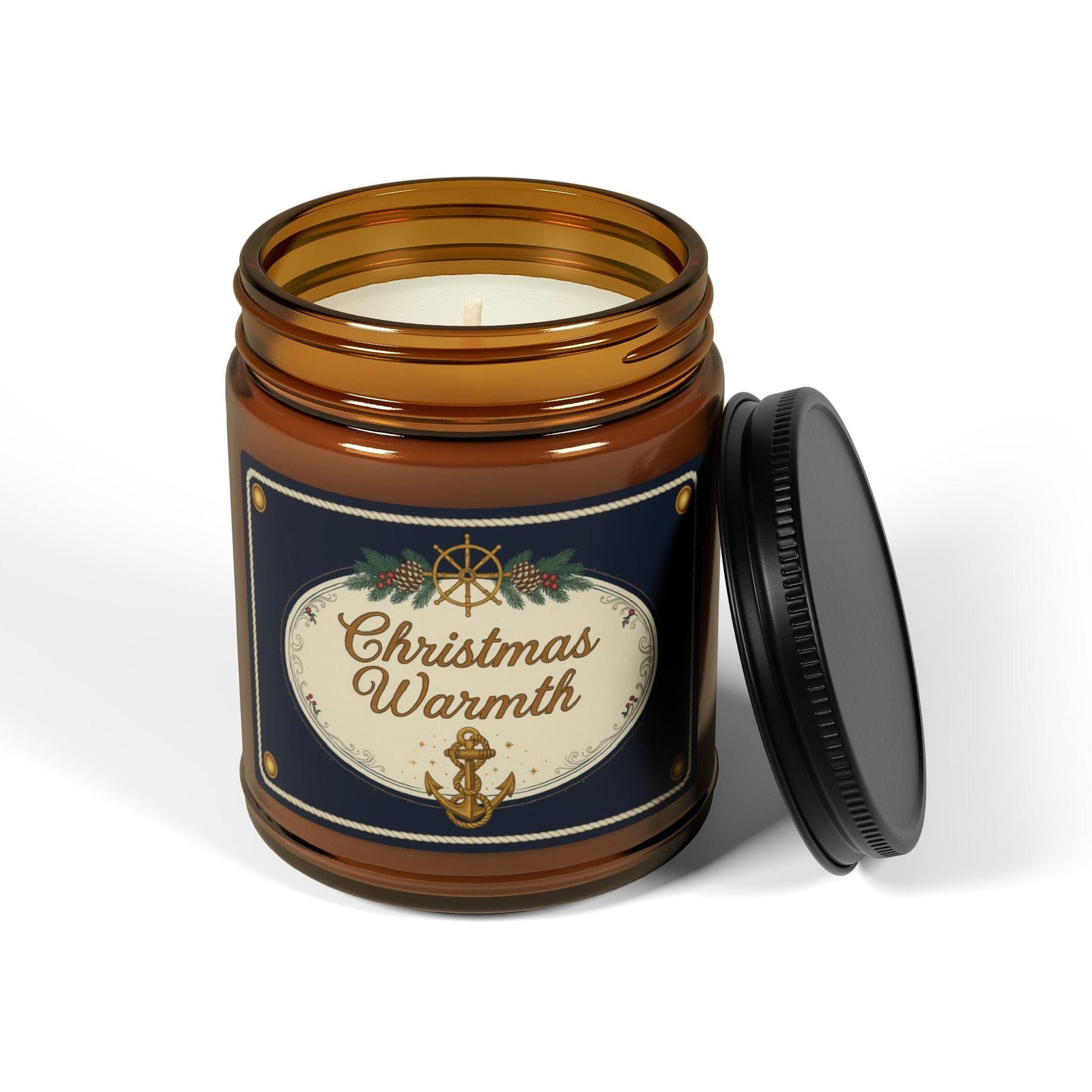 Mountains & Mermaids Christmas Warmth Scented Soy Candle 9oz / Christmas Warmth 24963849053410509592