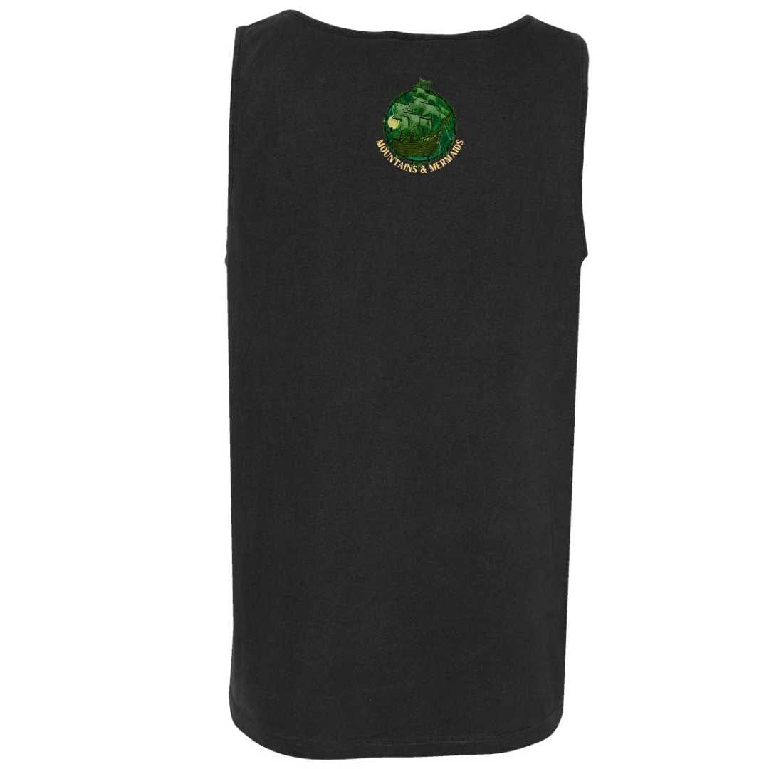 Mountains & Mermaids Flying Dutchman Boyfriend Tank (Black) Small