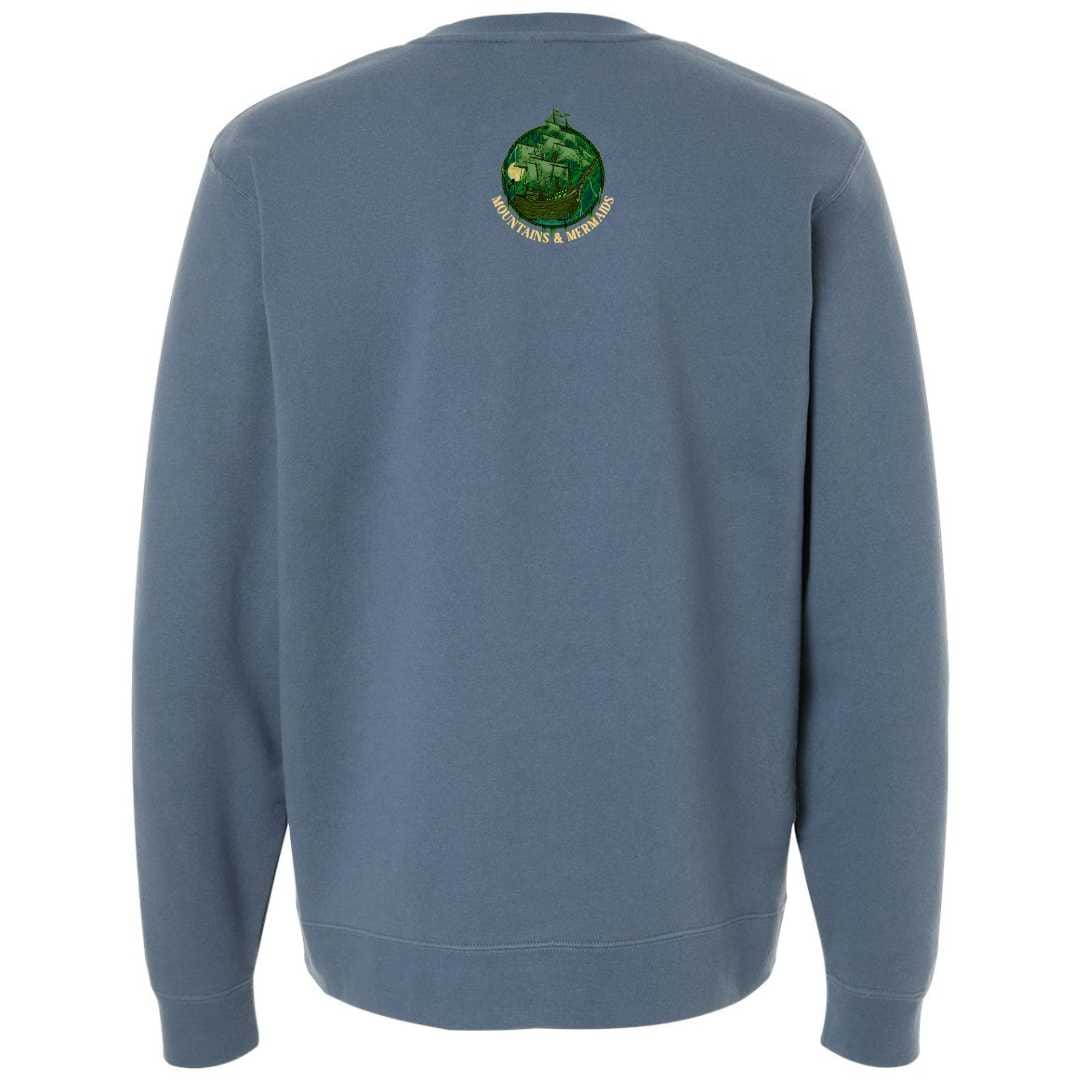 Mountains & Mermaids Flying Dutchman Crewneck Sweatshirt (Storm) Small