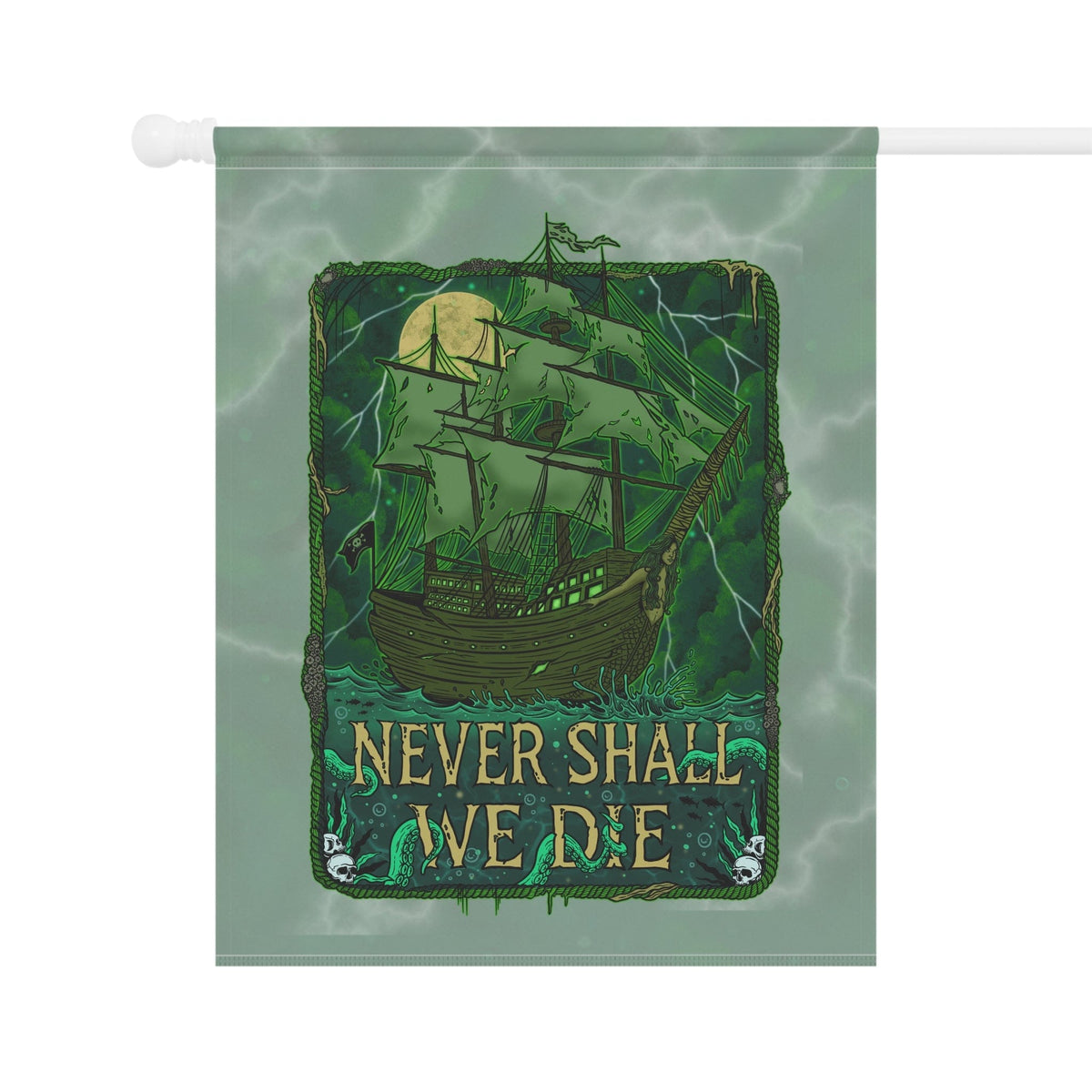 Mountains & Mermaids Flying Dutchman Flag 24.5'' × 32'' 22688977277709692743