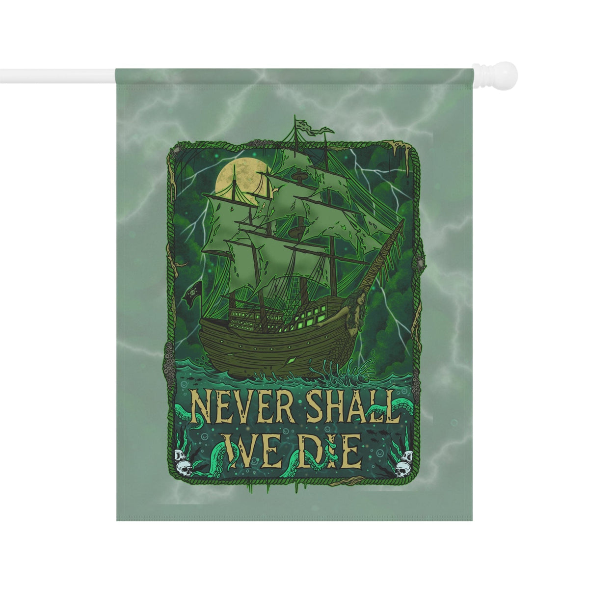 Mountains & Mermaids Flying Dutchman Flag 24.5'' × 32'' 22688977277709692743