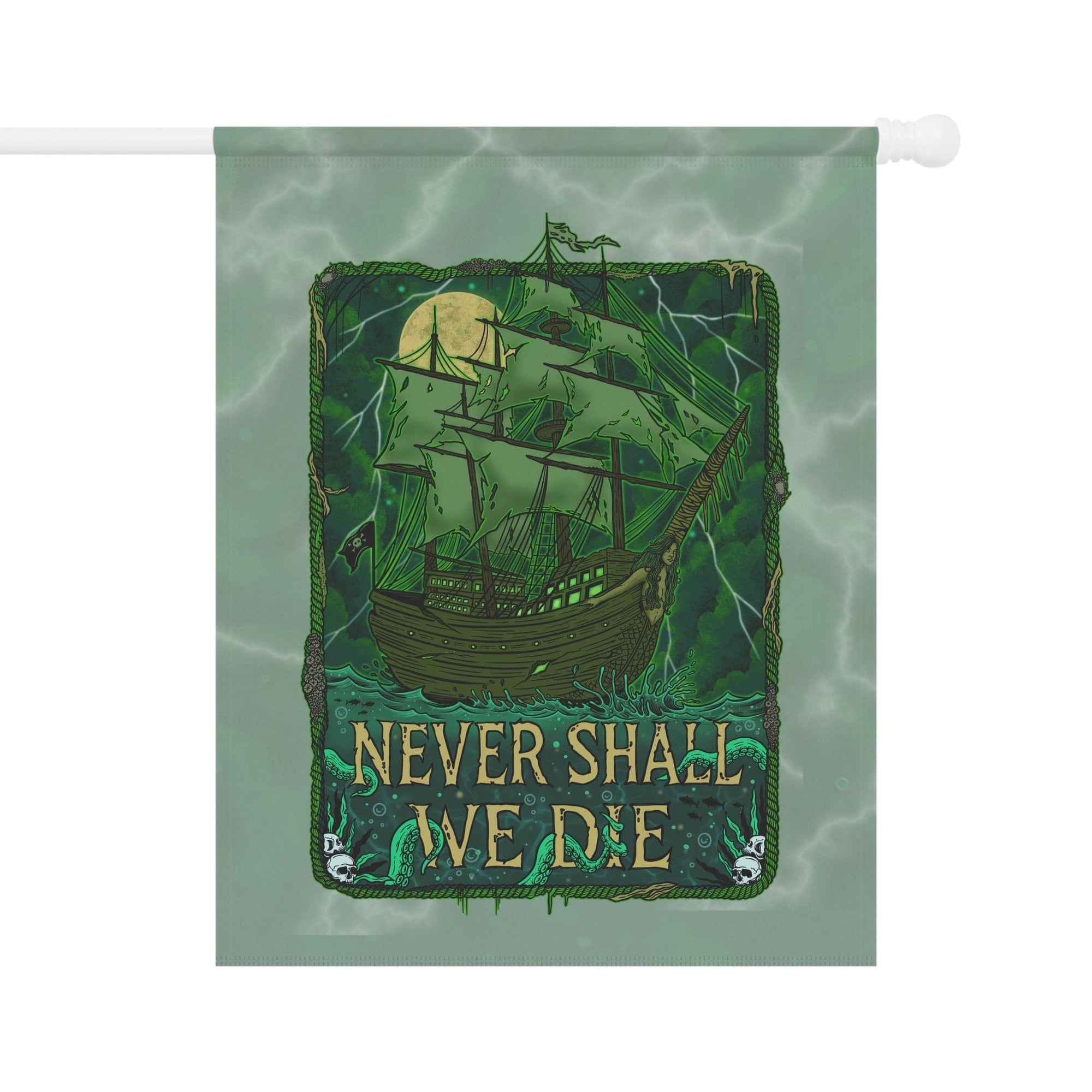 Mountains & Mermaids Flying Dutchman Flag 24.5'' × 32'' 22688977277709692743