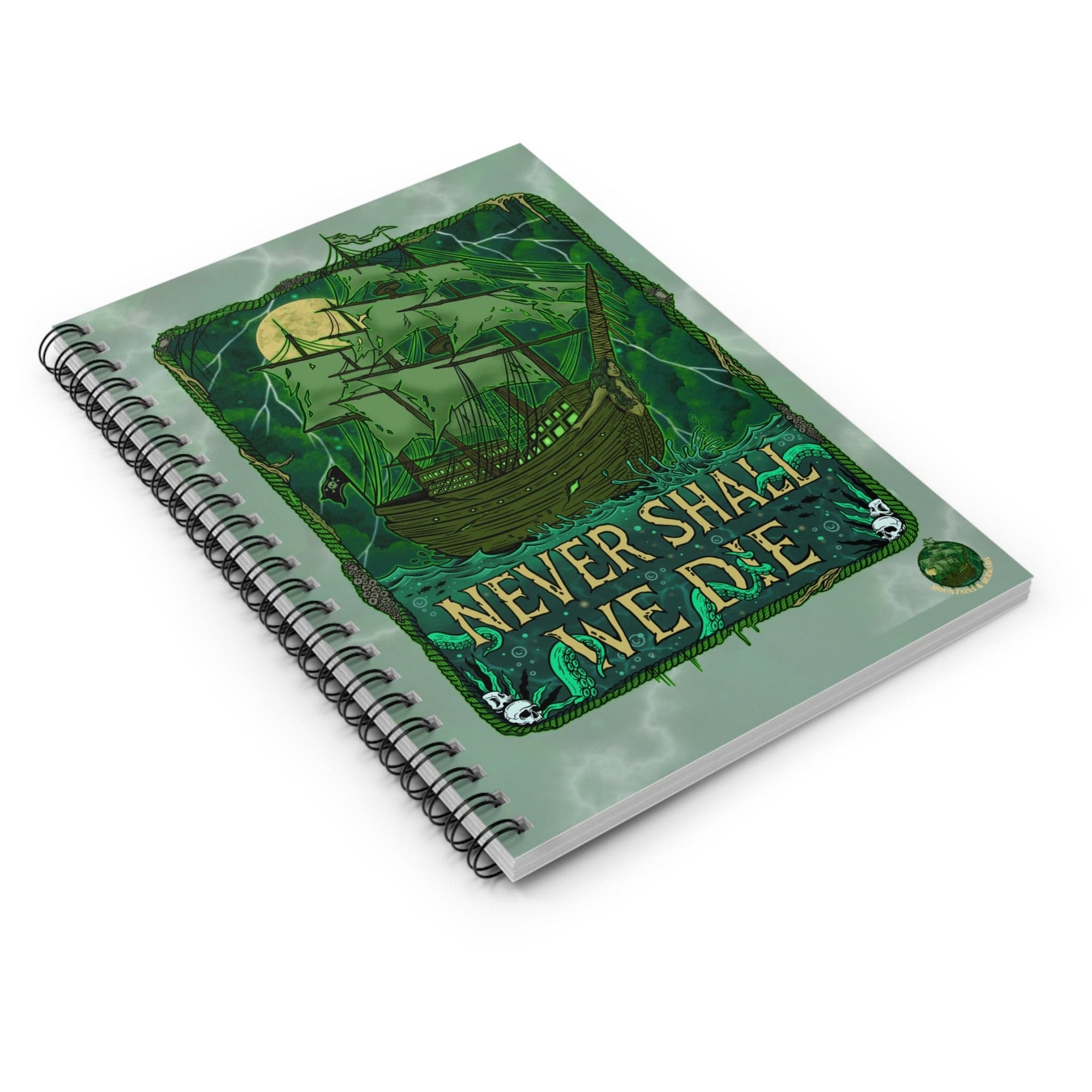 Mountains & Mermaids Flying Dutchman Notebook One Size 31893755845598562782