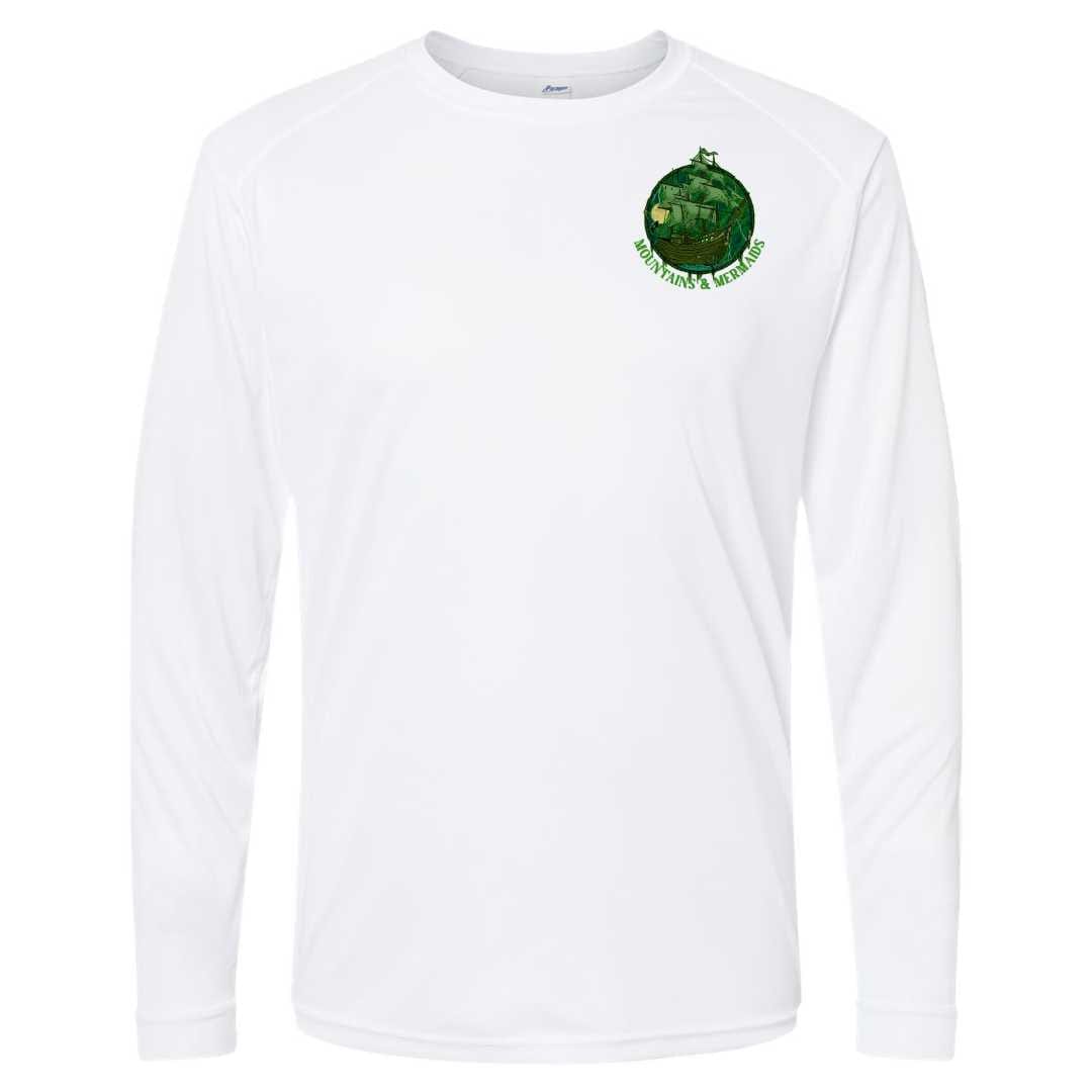 Mountains & Mermaids Flying Dutchman Performance Sun Shirt (White) Small