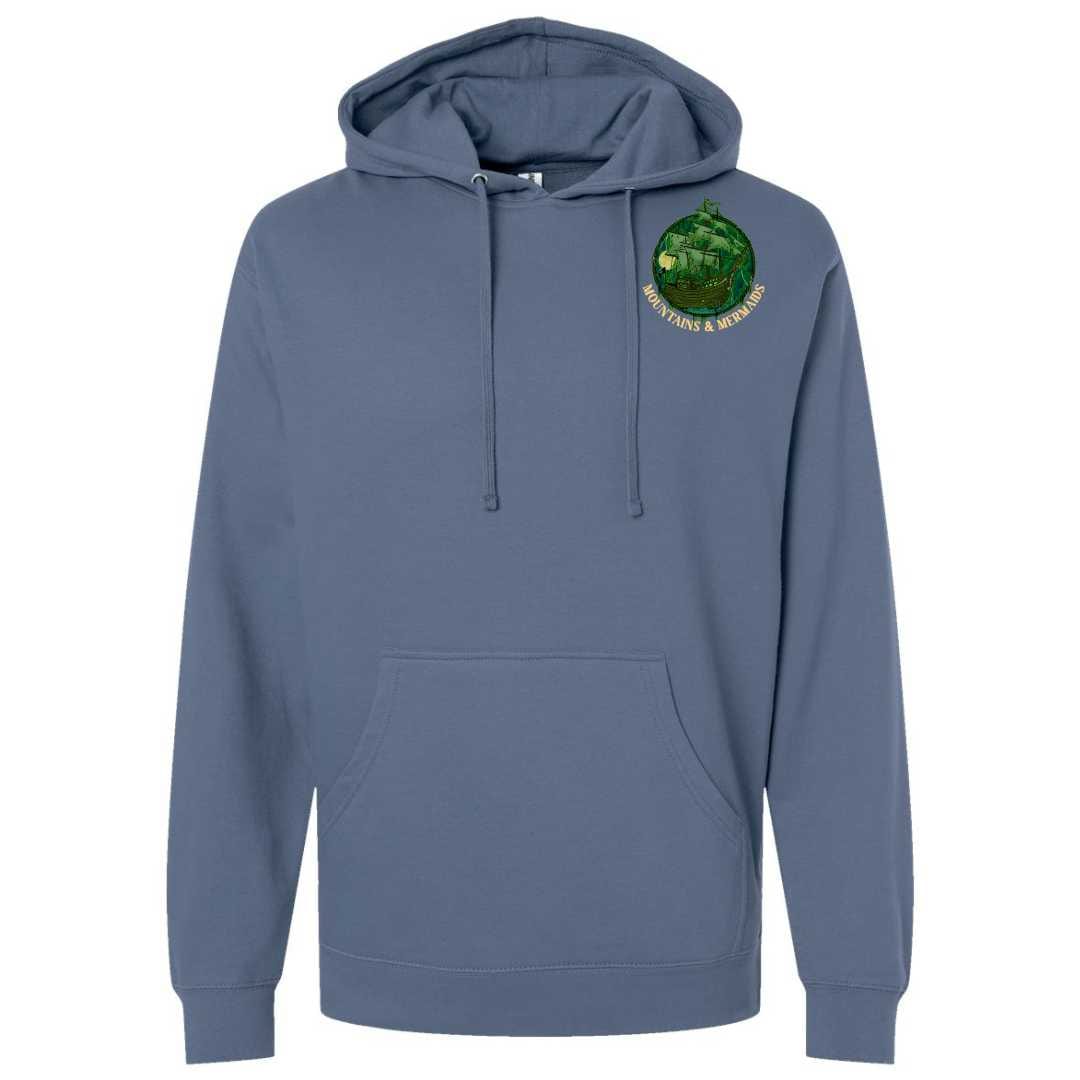 Mountains & Mermaids Flying Dutchman Pullover Hoodie (Storm)