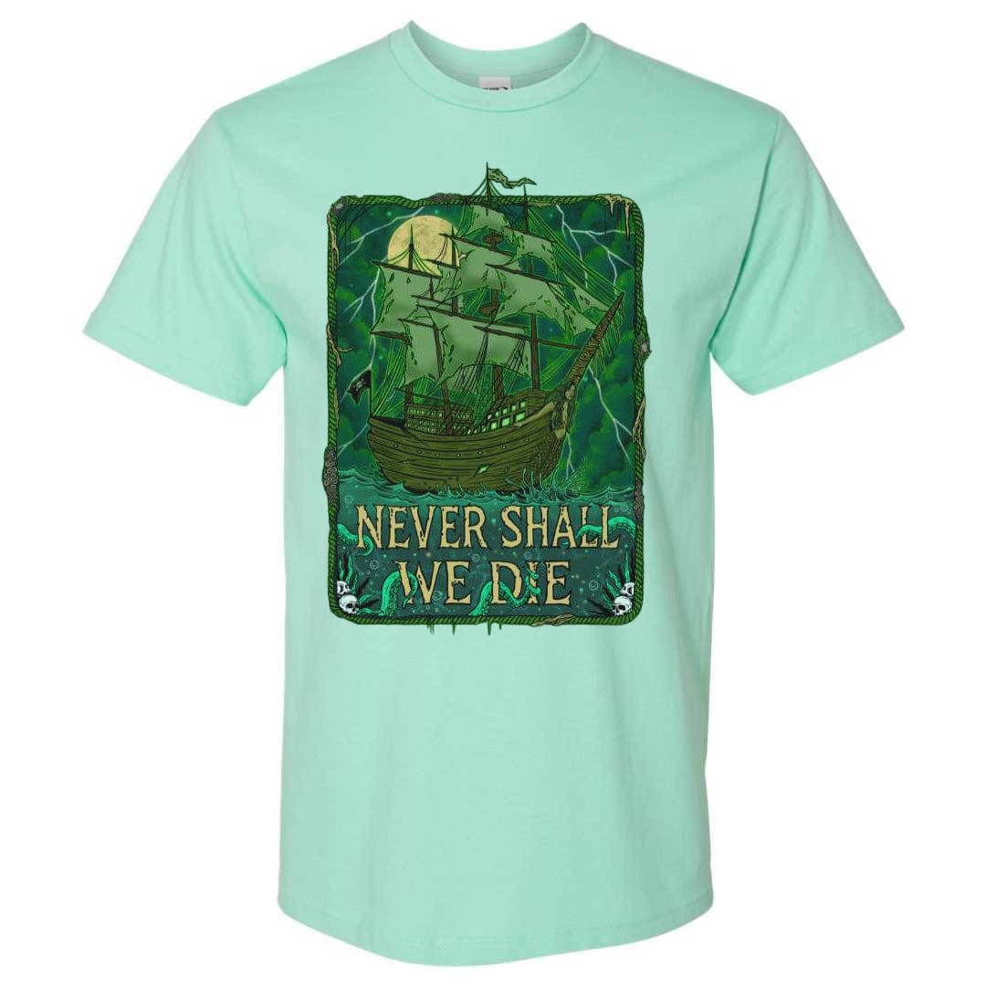 Mountains & Mermaids Flying Dutchman Short Sleeve T-Shirt (Island Reef) Small