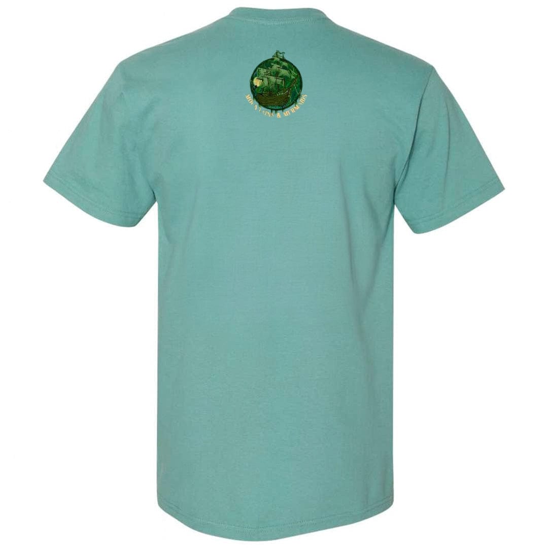 Mountains & Mermaids Flying Dutchman Short Sleeve T-Shirt (Seafoam)