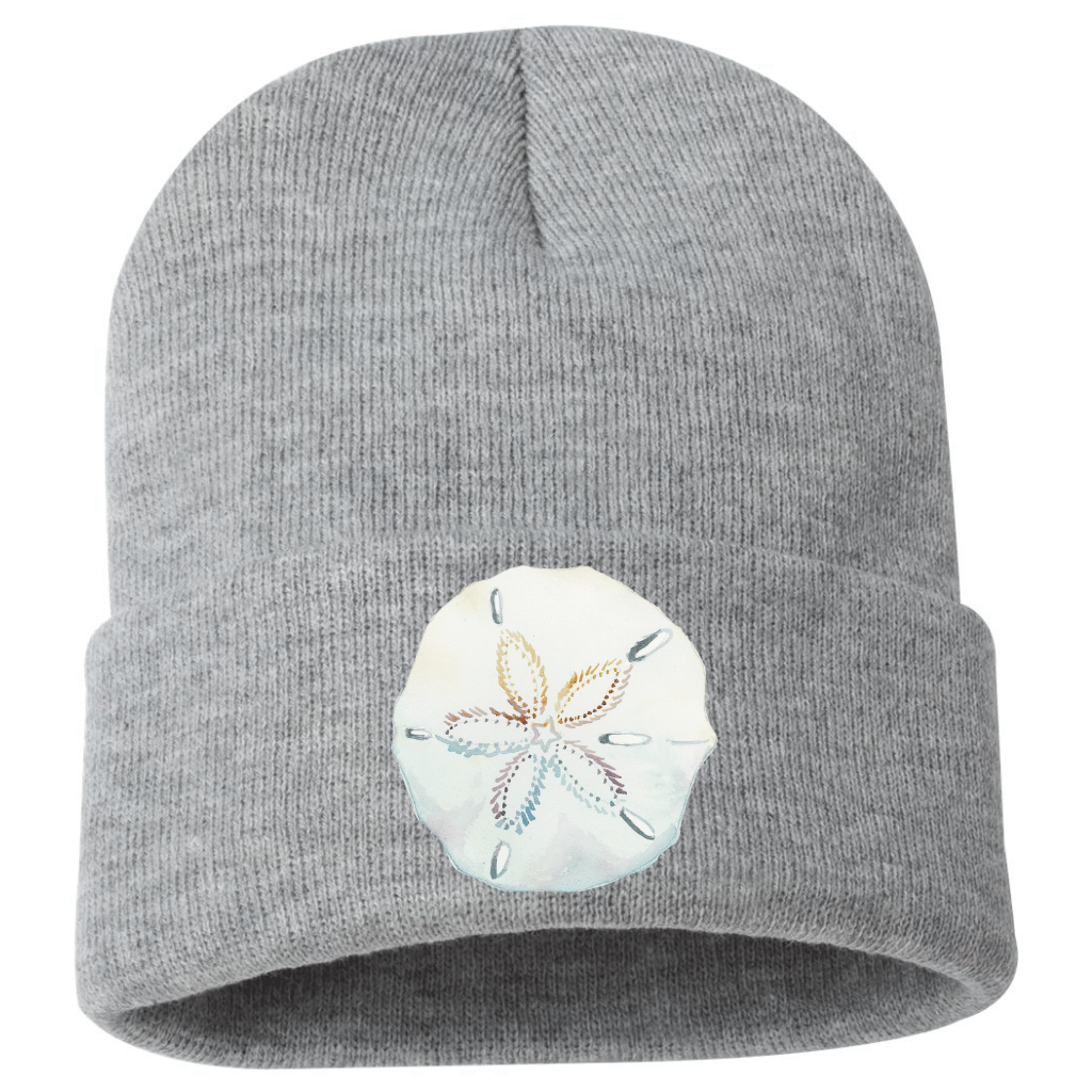 Mountains & Mermaids Gray Sand Dollar Beanie MM2000