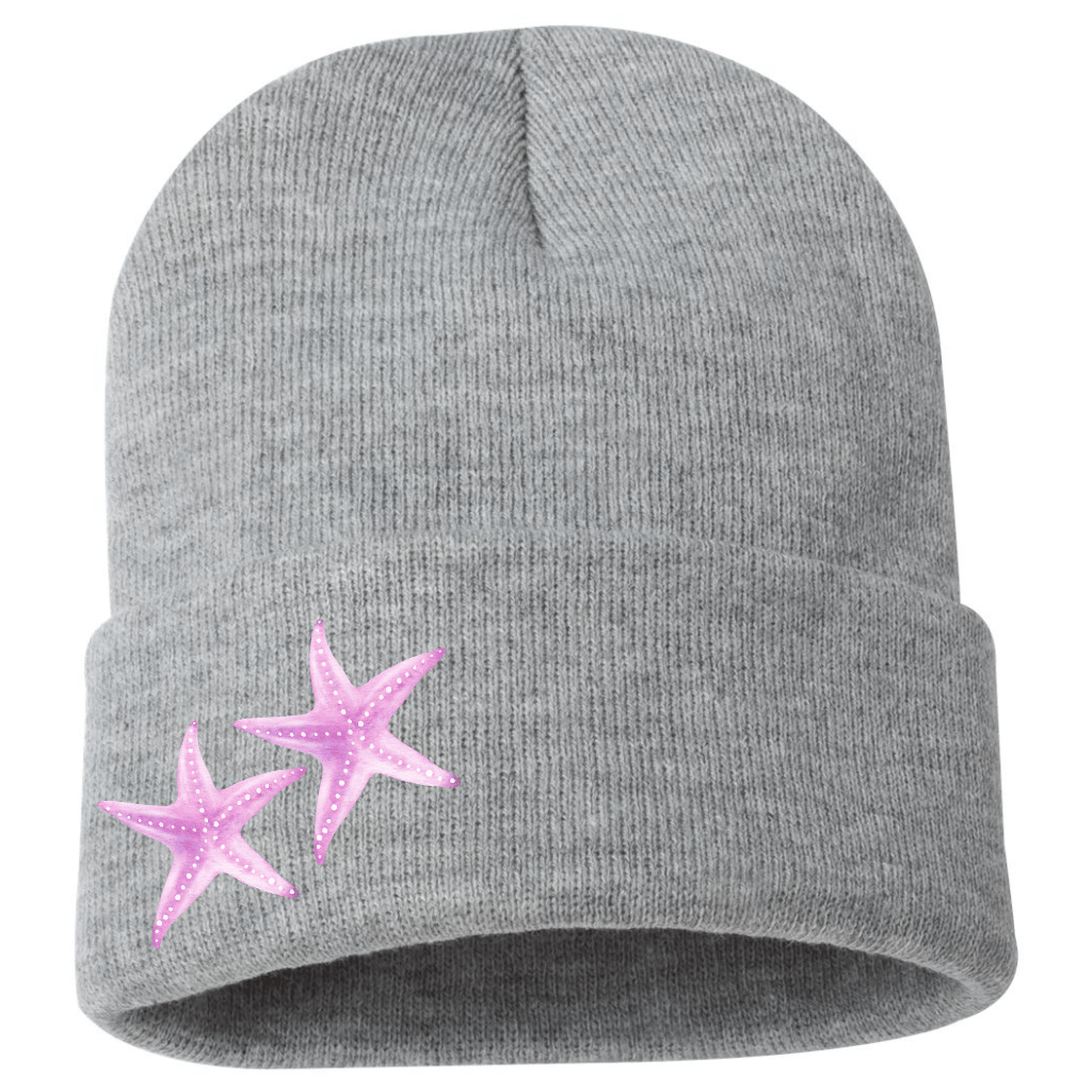 Mountains & Mermaids Gray Starfish Beanie MM2002