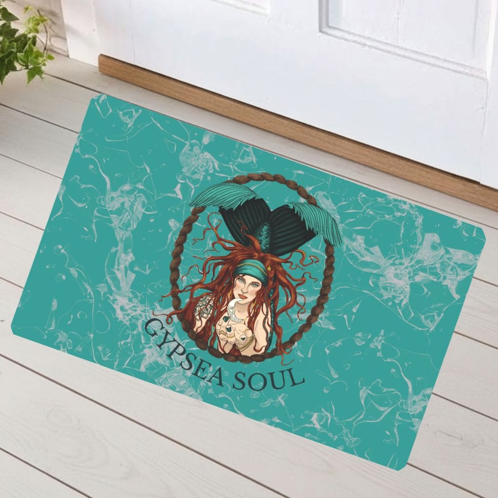Mountains &amp; Mermaids Gypsea Soul Doormat 18&#39;&#39; × 30&#39;&#39; 23851882986396535333