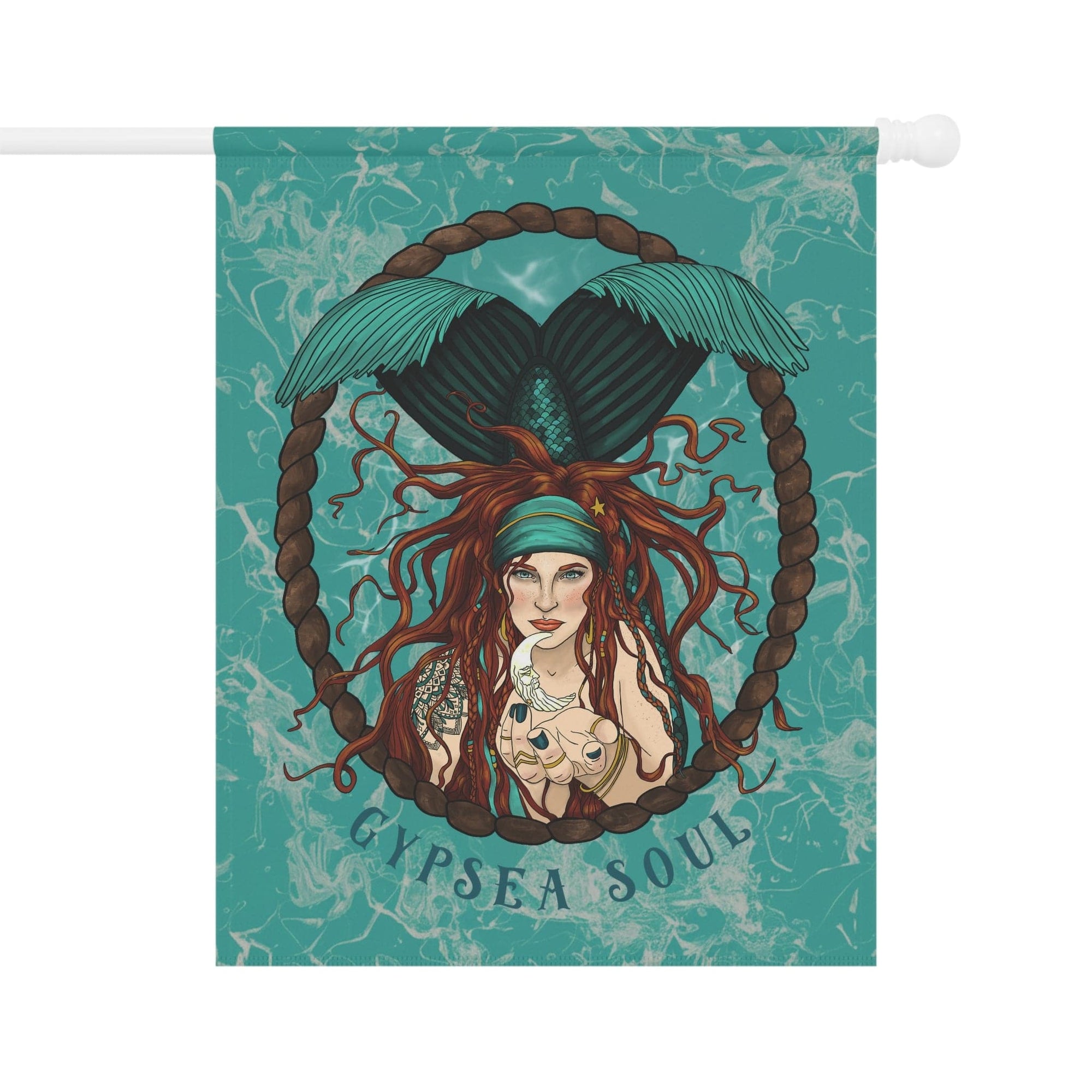 Mountains & Mermaids Gypsea Soul House Flag 24.5'' × 32'' 20089312296944142245