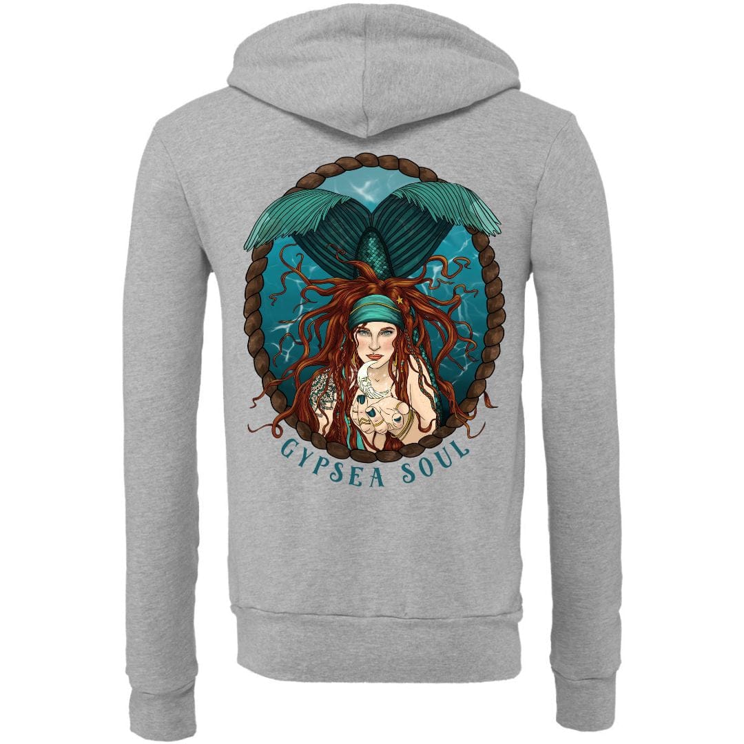 Mountains & Mermaids GypSea Soul Siren Full-Zip Unisex Hoodie Small / Gray