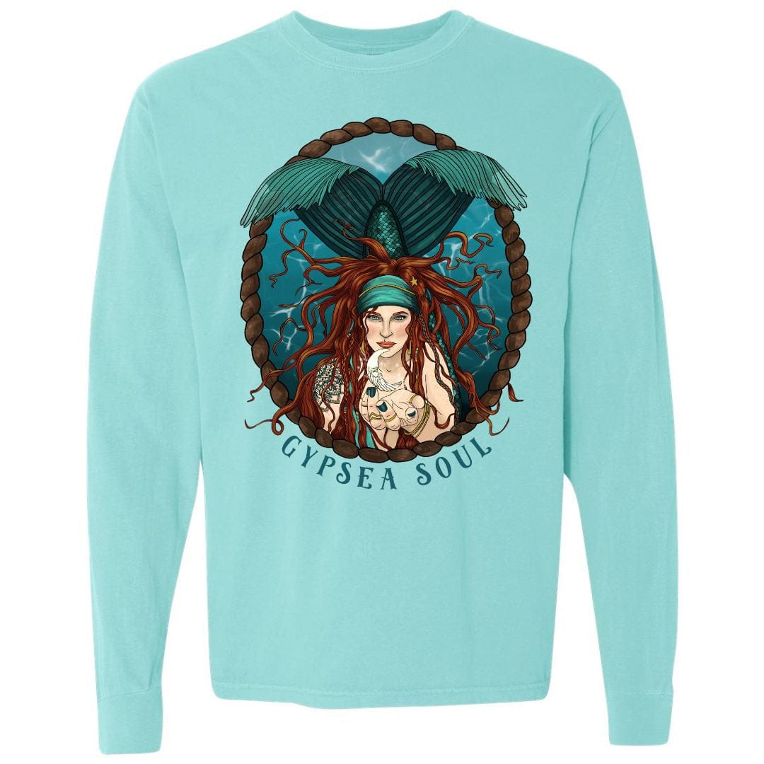 Mountains &amp; Mermaids GypSea Soul Siren Long Sleeve T-Shirt Small / Chalky Mint