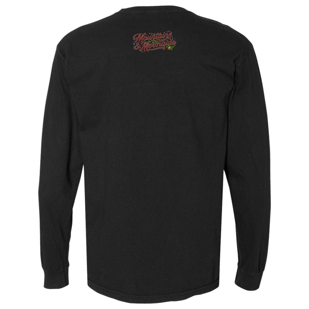 Mountains & Mermaids Holly Roger Long Sleeve T-Shirt (Black)