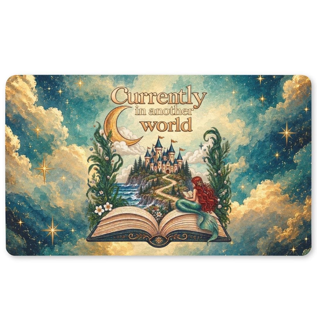 Mountains & Mermaids In Another World Doormat 18'' × 30'' 47041227992843905334