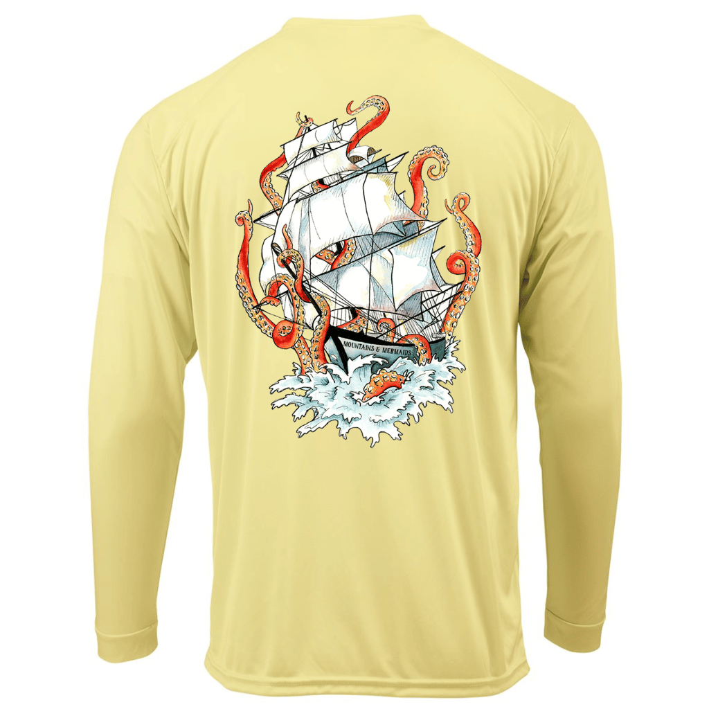 Mountains & Mermaids Kraken Performance Sun Shirt Small / Aqua MM2083