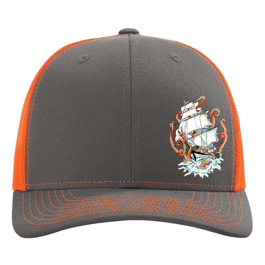Mountains & Mermaids Kraken Trucker Hat MM1591