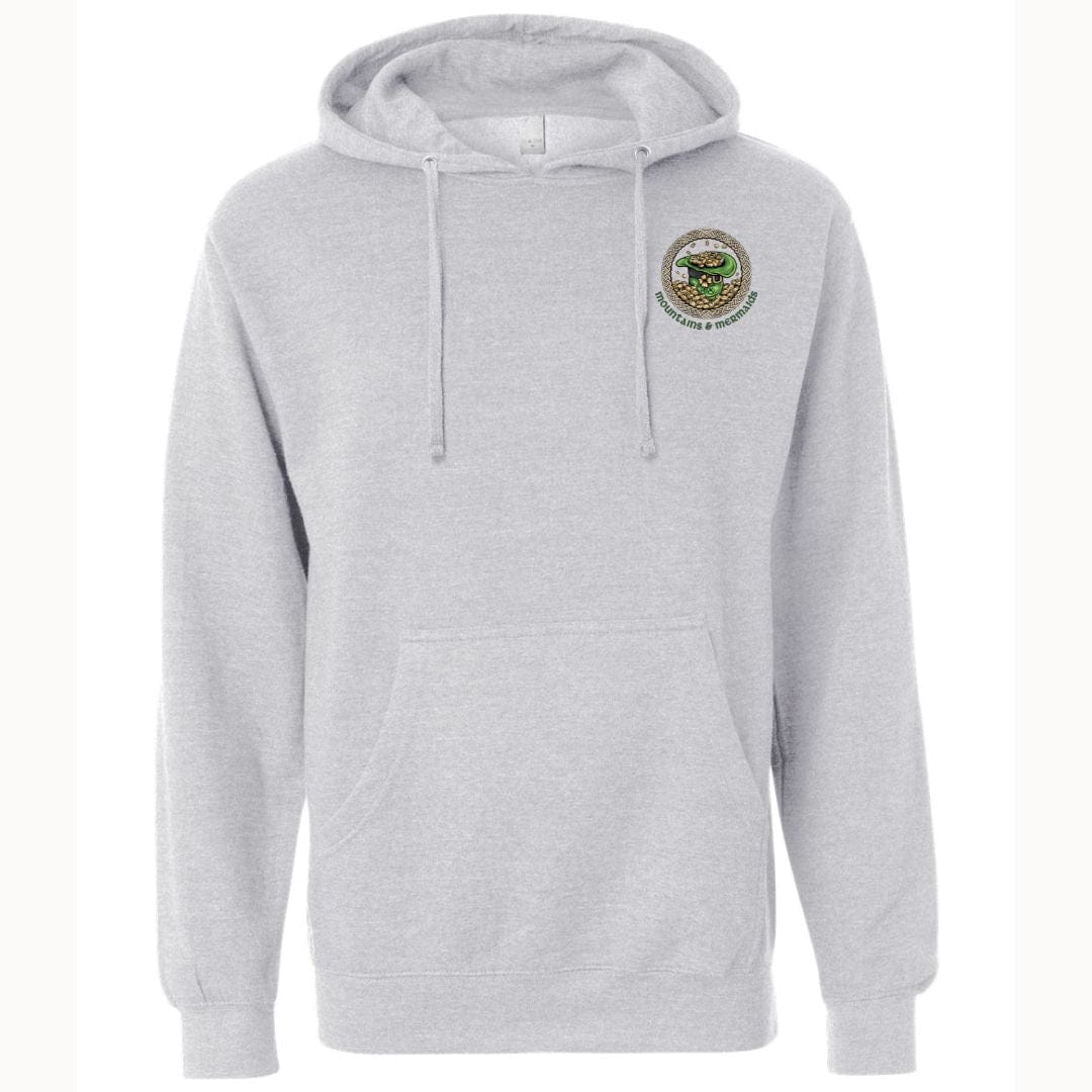 Mountains & Mermaids Luck Of The Mermaids Fleece Pullover Hoodie (Gray)