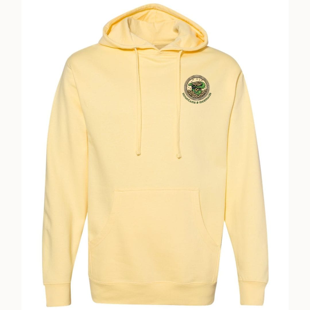 Mountains & Mermaids Luck Of The Mermaids Fleece Pullover Hoodie (Gray)