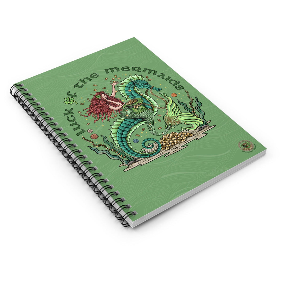 Mountains & Mermaids Luck Of The Mermaids Spiral Notebook - Ruled Line One Size 33507051481191999187