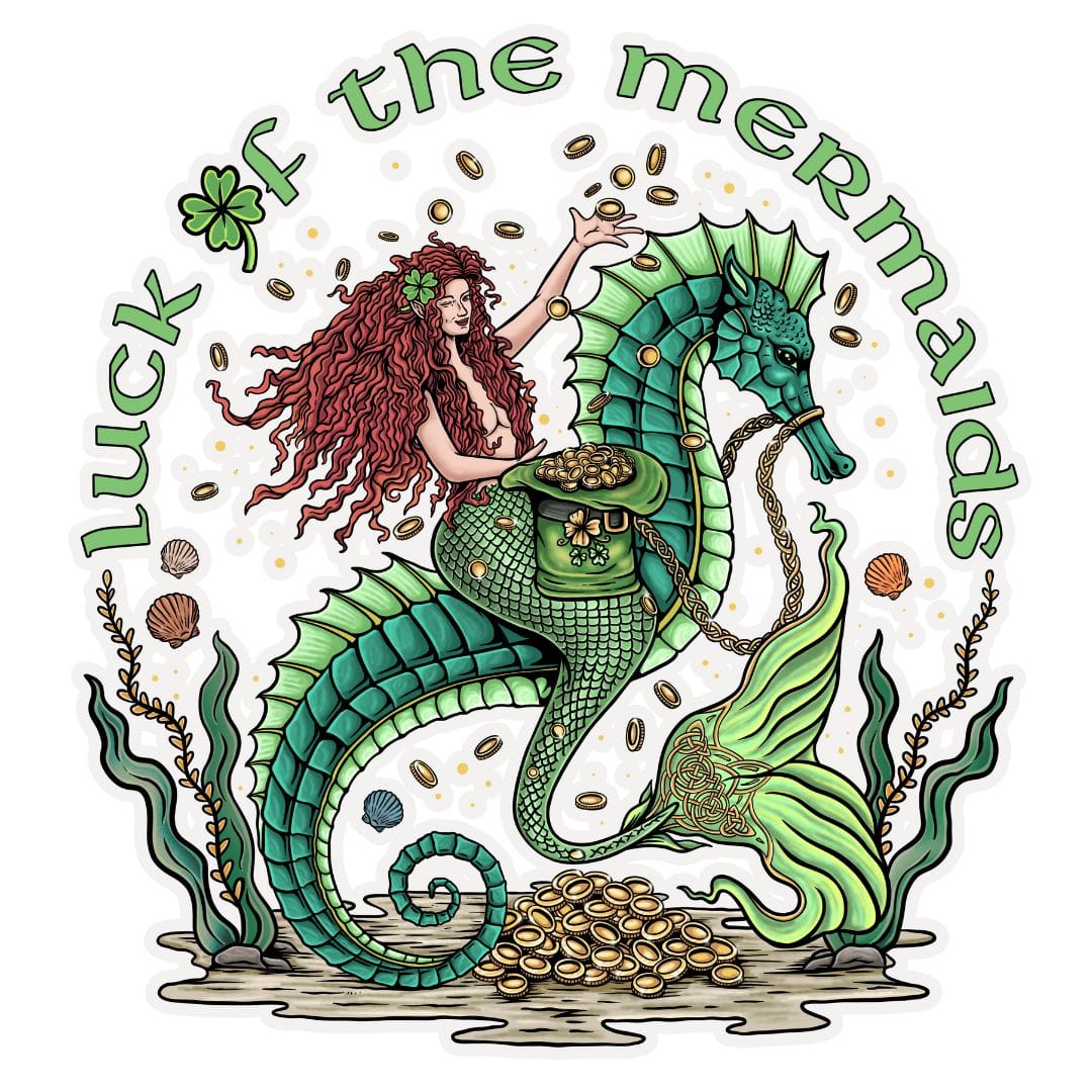 Mountains & Mermaids Luck of the Mermaids Sticker