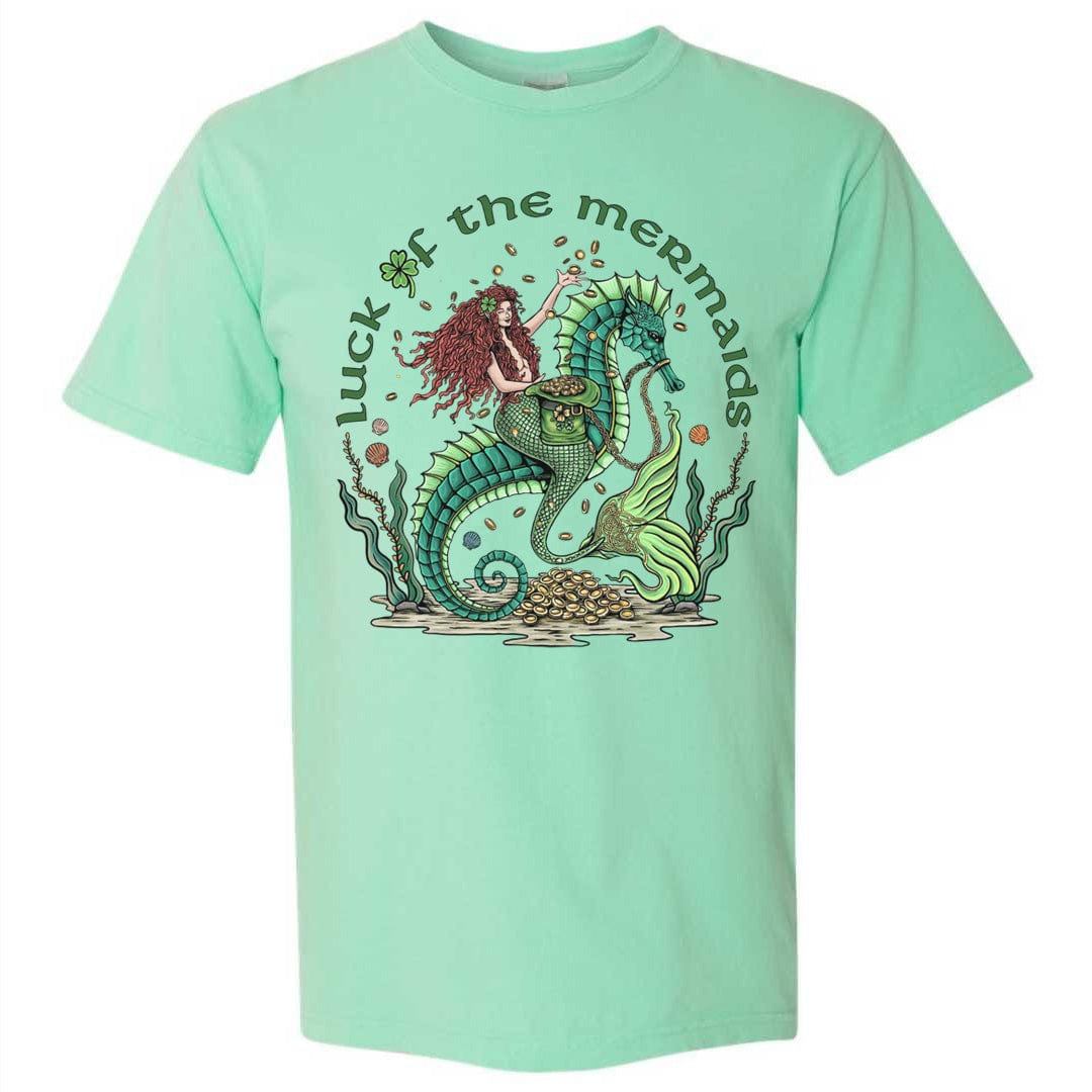 Mountains & Mermaids Luck Of The Mermaids T-Shirt (Island Reef) Small MM3990