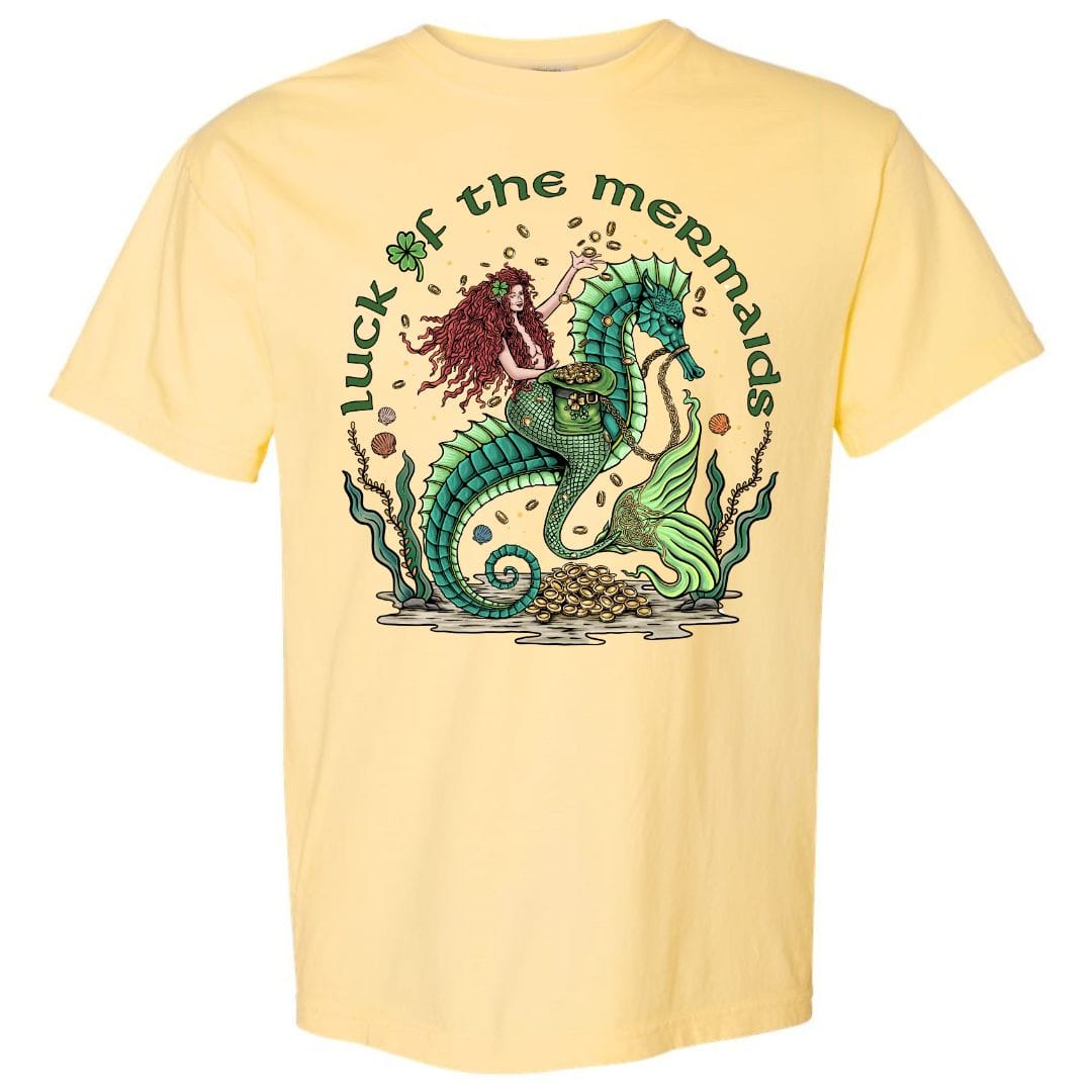 Mountains & Mermaids Luck Of The Mermaids T-Shirt Small / Sunshine