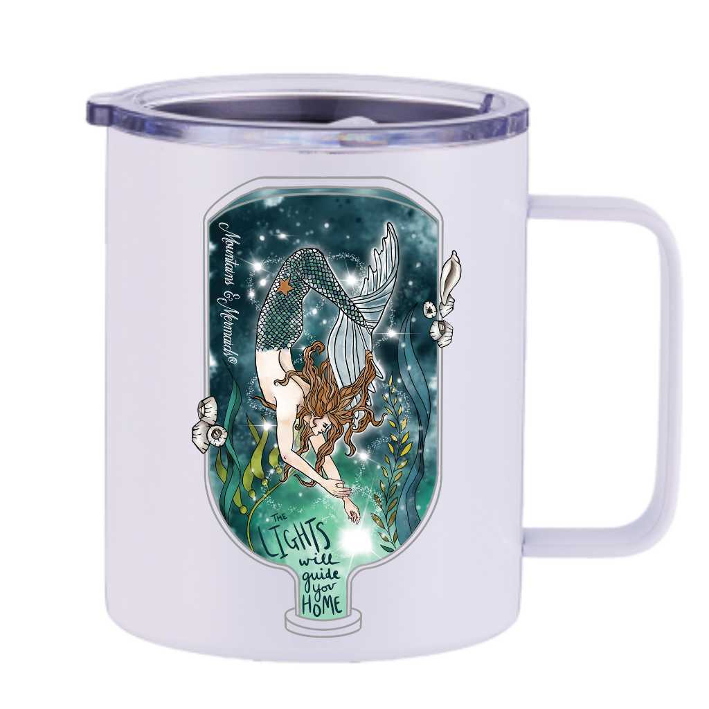 Mountains &amp; Mermaids Luminary Mermaid Insulated Travel Mug MM6082