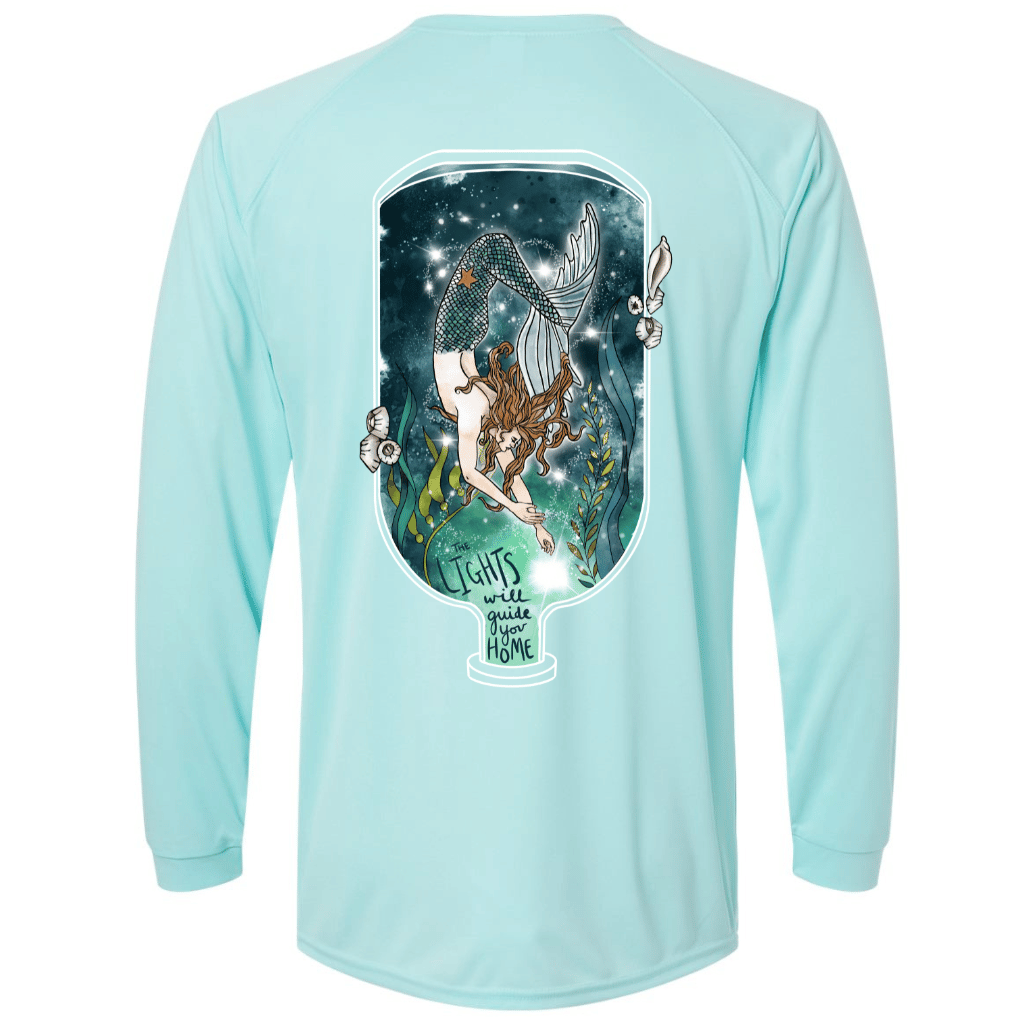 Mountains & Mermaids Luminary Performance Sun Shirt Small / Aqua MM2112