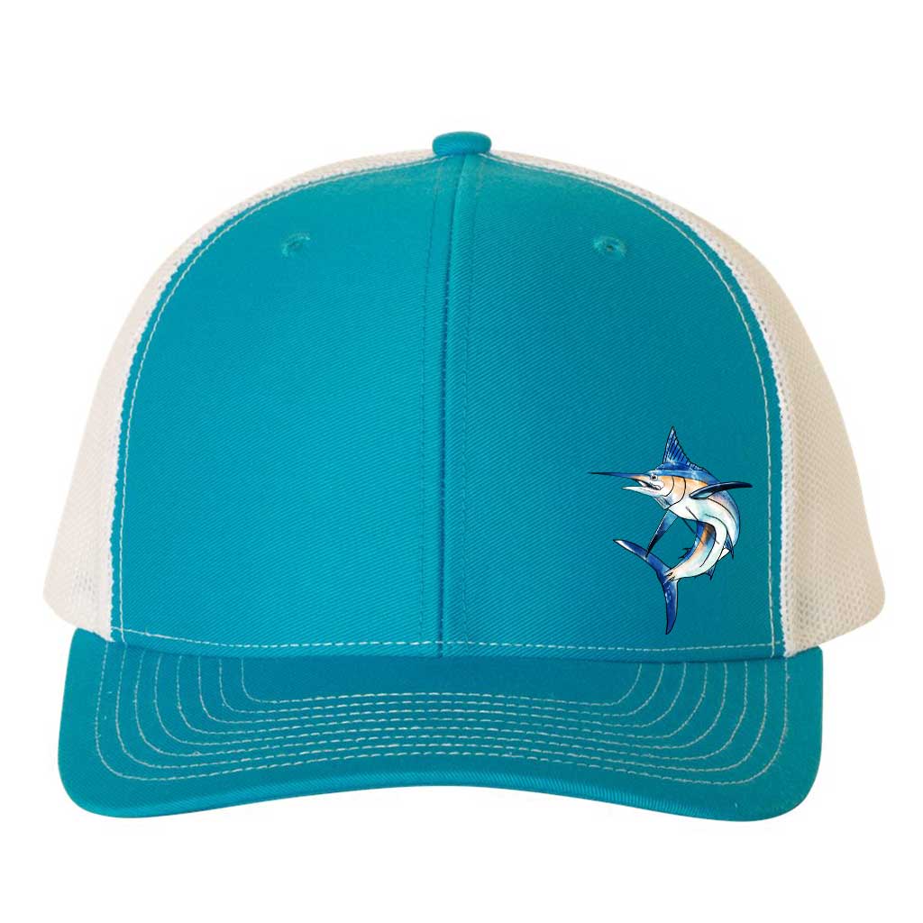 Mountains & Mermaids Marlin Trucker Hat MM1595