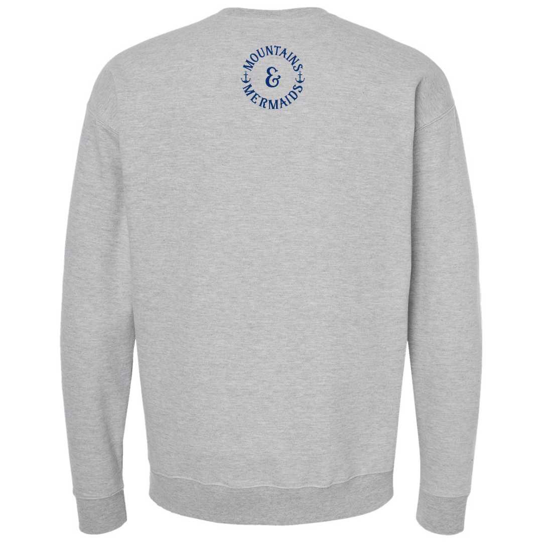 Mountains & Mermaids Mermaid's Brew Crewneck Sweatshirt (Gray) Small MM4476
