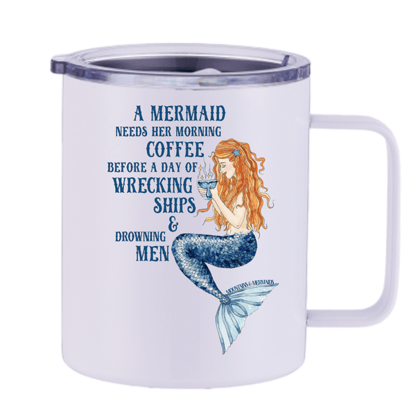 Mermaid's Brew Insulated Travel Mug - Mountains & Mermaids