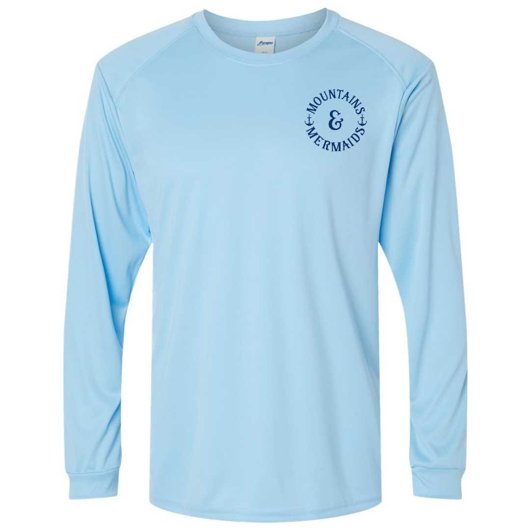 Mountains & Mermaids Mermaid's Brew Performance Sun Shirt (Blue Mist)