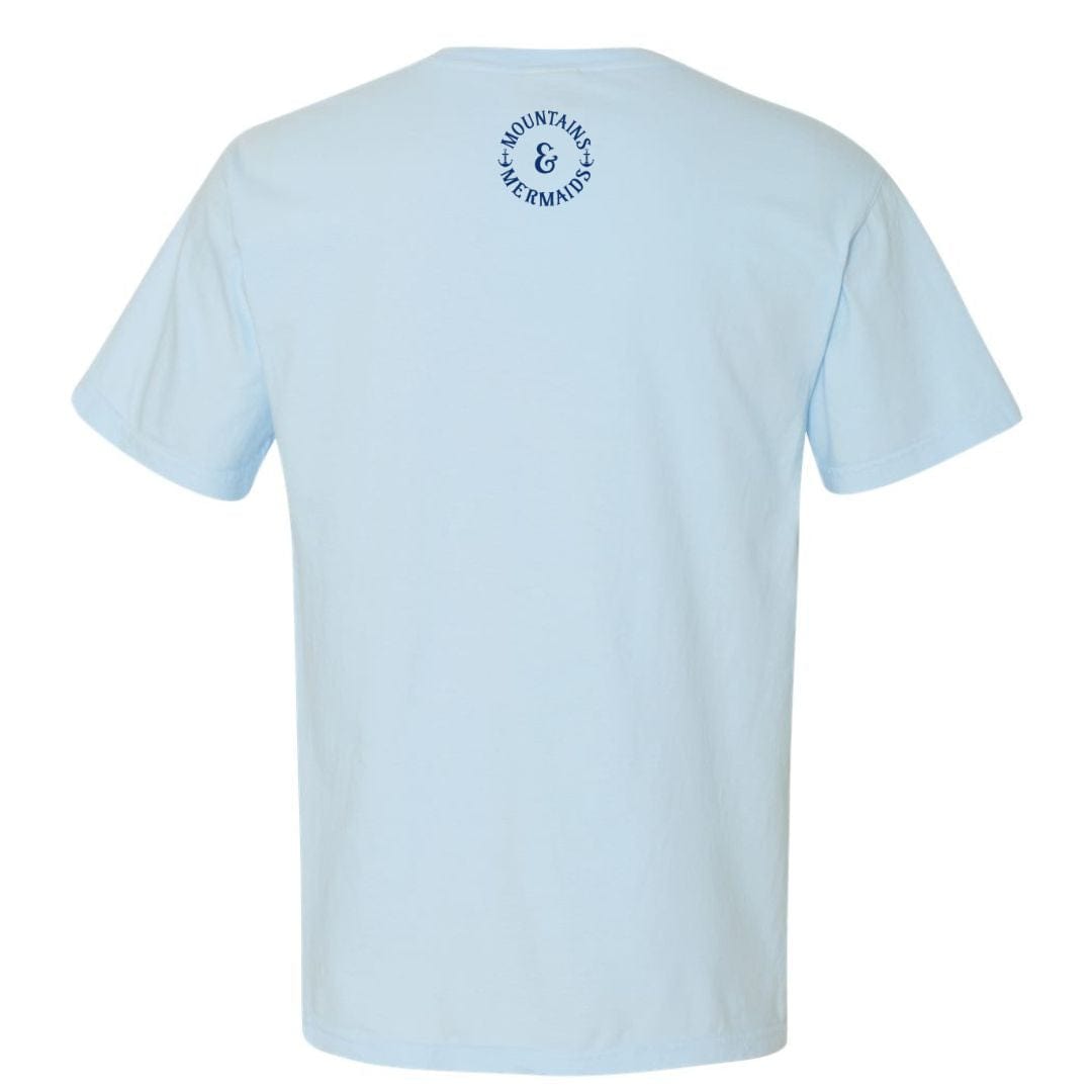 Mountains & Mermaids Mermaid's Brew Short Sleeve T-Shirt (Sky)