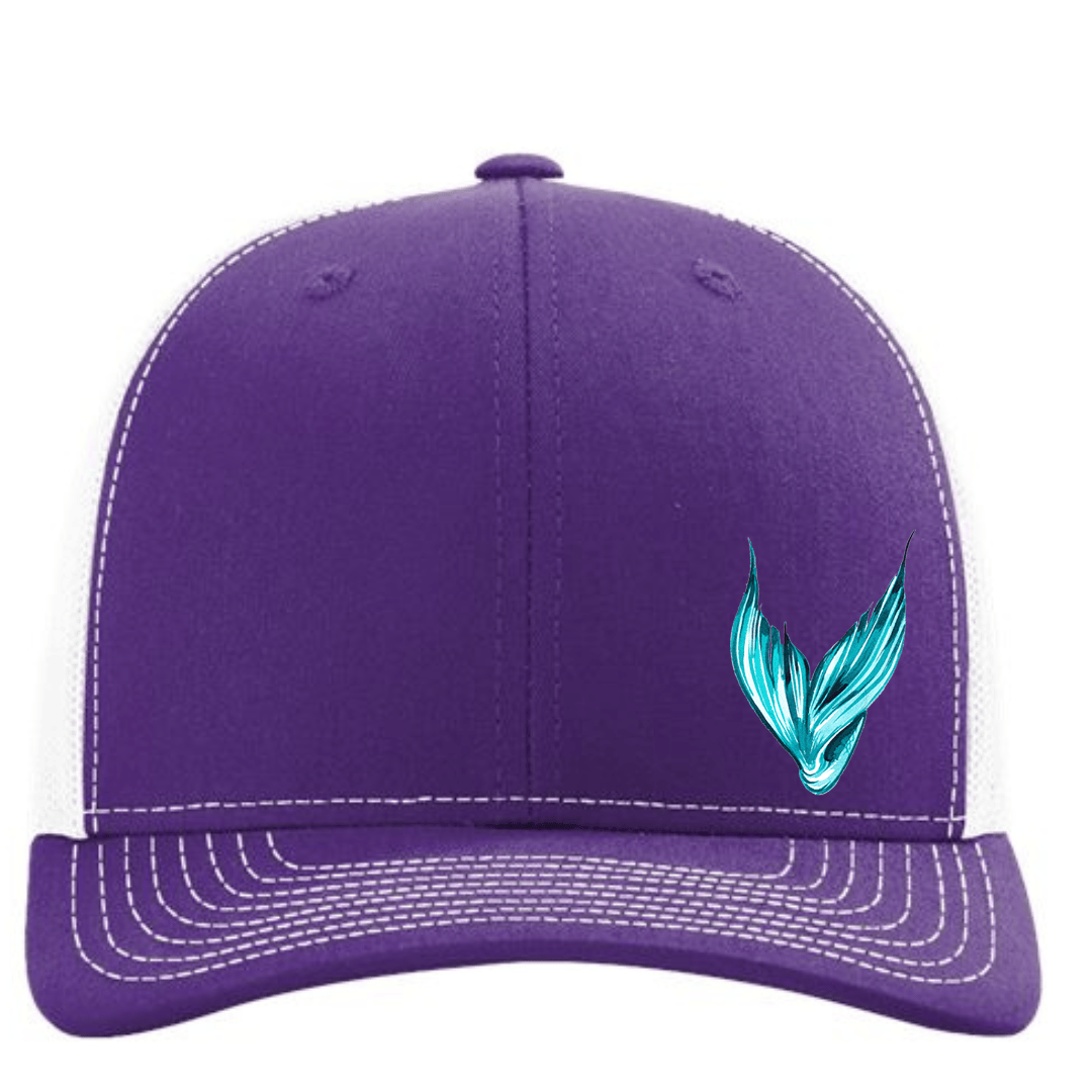 Mountains & Mermaids Mermaid Tail Trucker Hat Purple MM1598