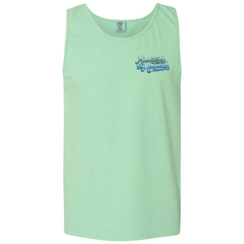 Mountains & Mermaids Midnight Mergarita Boyfriend Tank (Island Reef) Small MM2955