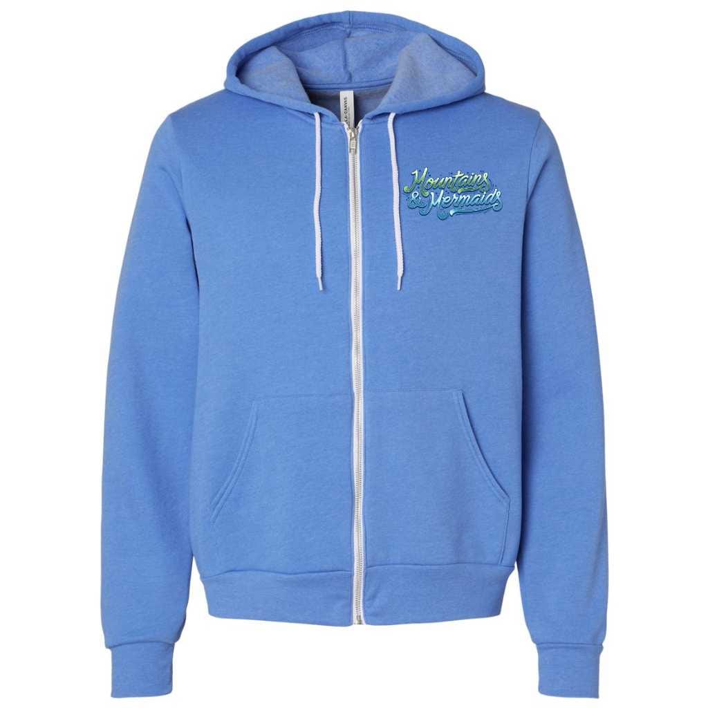 Mountains & Mermaids Midnight Mergarita Fleece Zip Hoodie