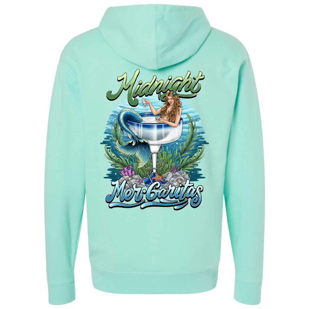 Mountains & Mermaids Midnight Mergarita Pullover Hoodie Small MM3022