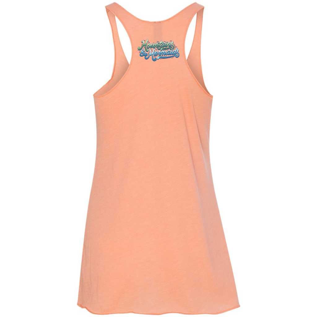 Mountains & Mermaids Midnight Mergarita Racerback Tank (Peachy) Small MM3028