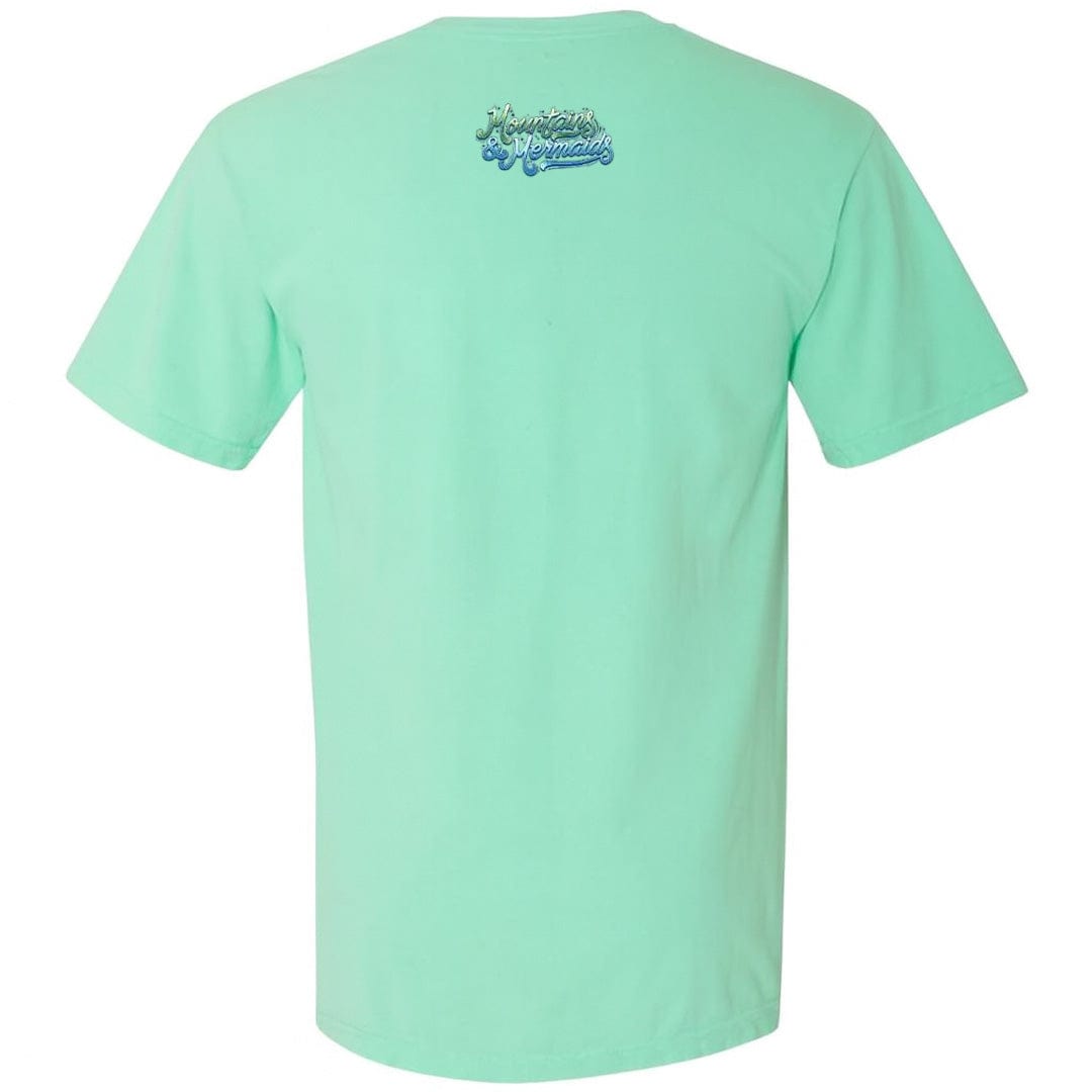 Mountains & Mermaids Midnight Mergarita T-Shirt (Island Reef)