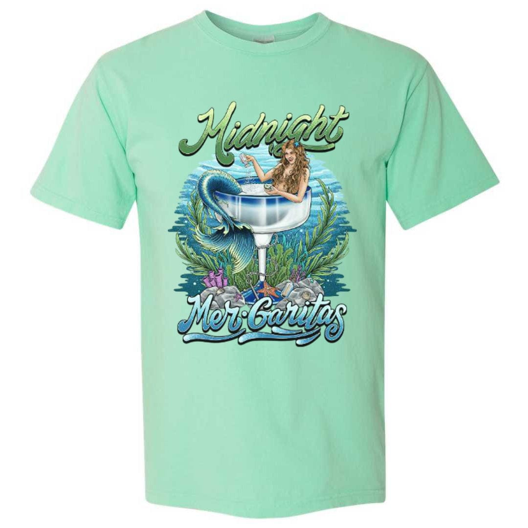 Mountains & Mermaids Midnight Mergarita T-Shirt (Island Reef) Small MM3039