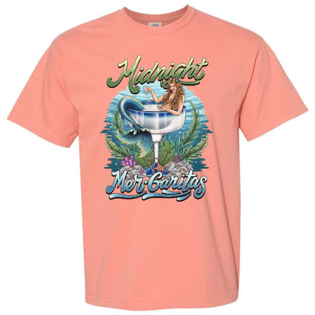 Mountains & Mermaids Midnight Mergarita T-Shirt (Terracotta) Small MM3051